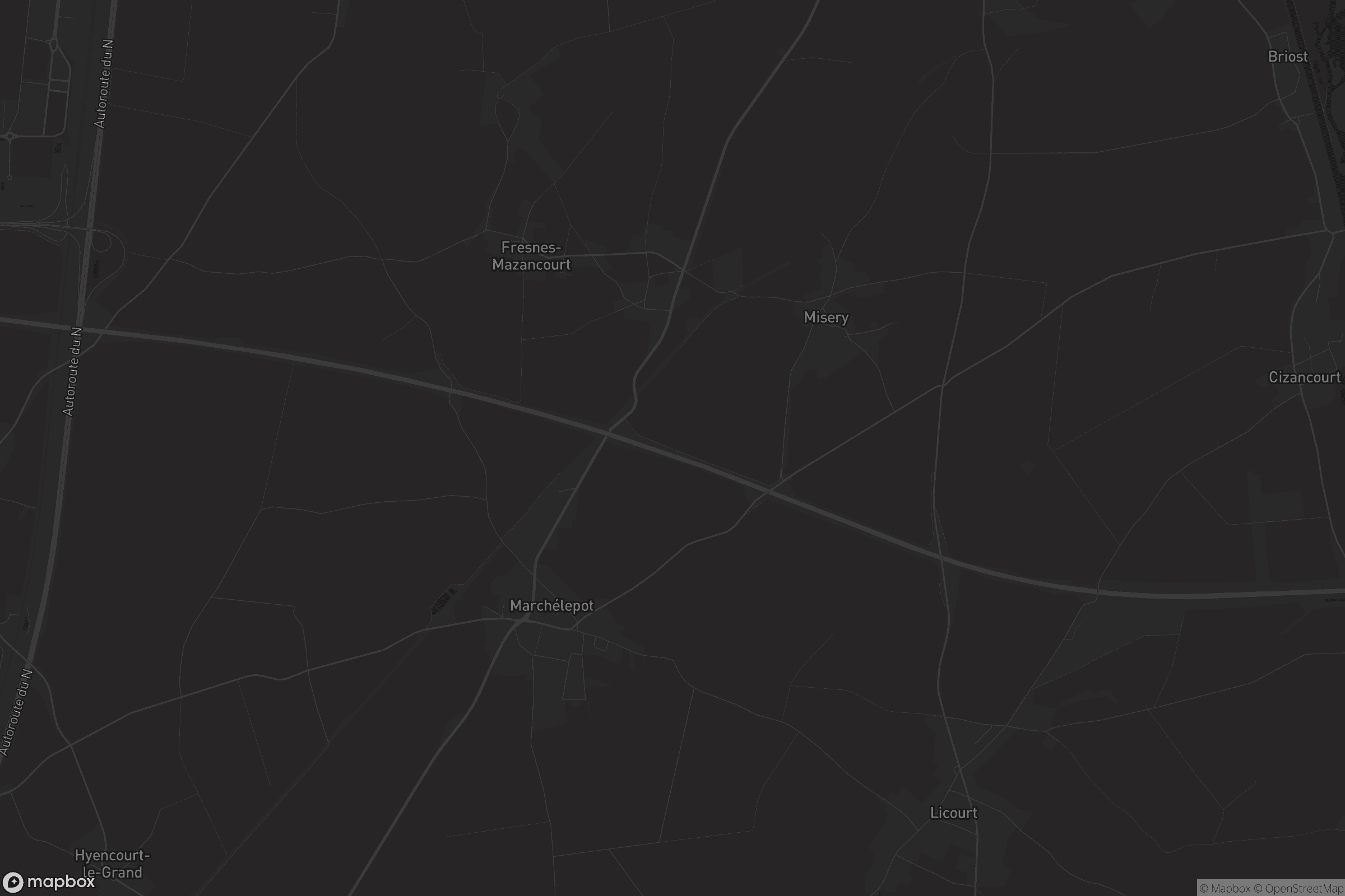 Carte de Marchélepot-Misery