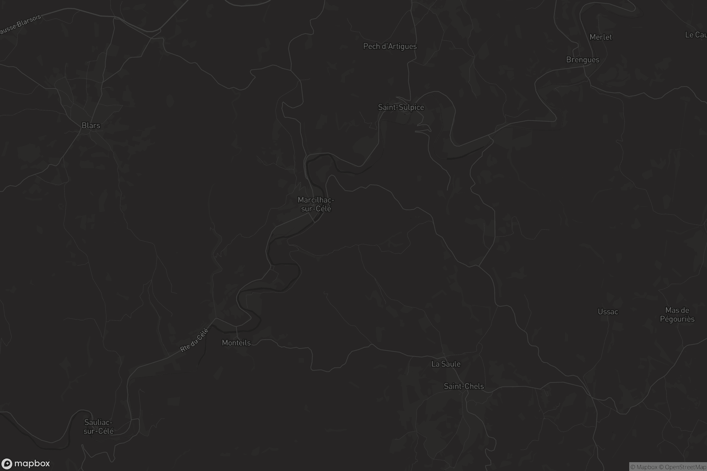 Carte de Marcilhac-sur-Célé