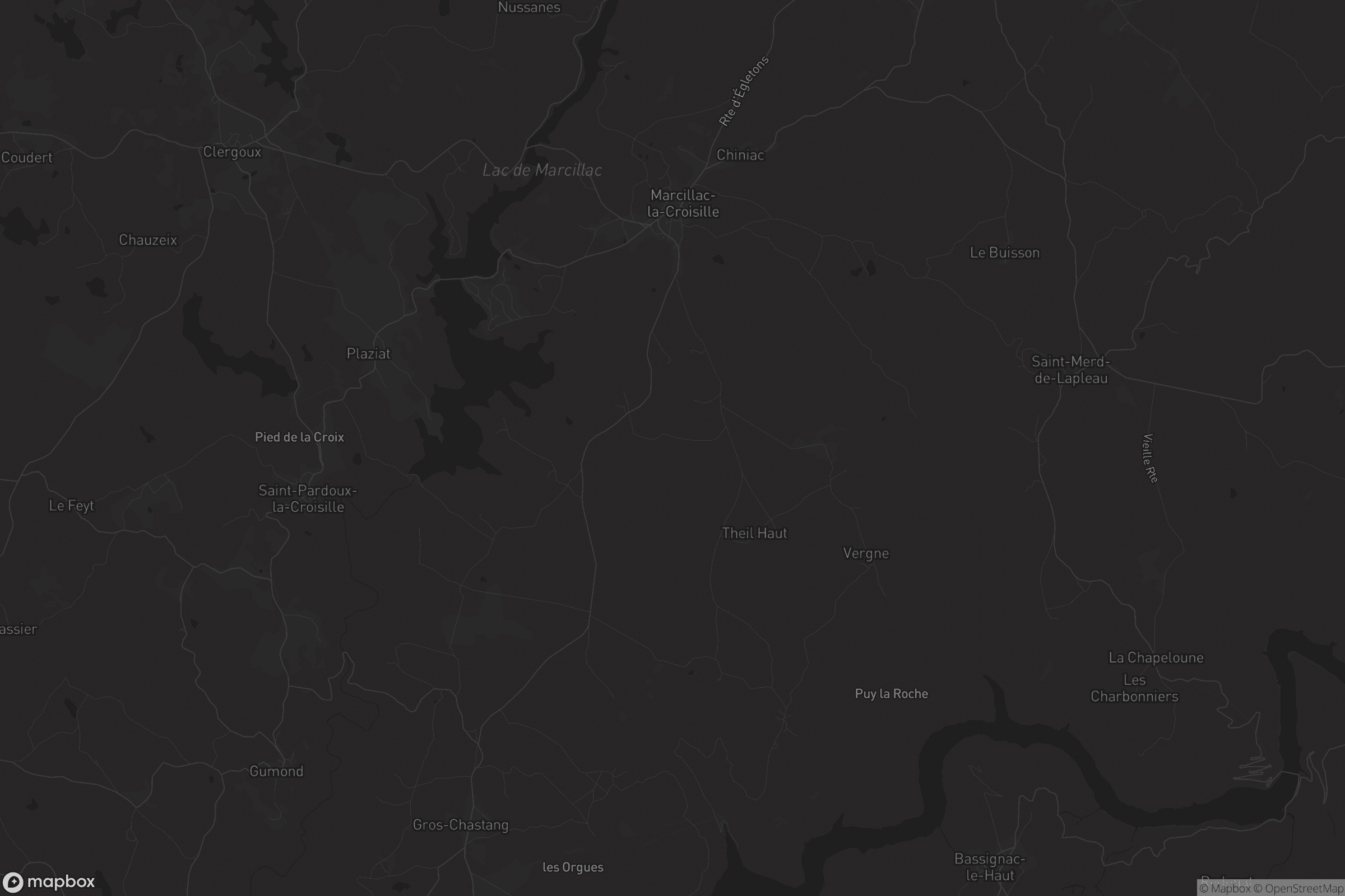 Carte de Marcillac-la-Croisille