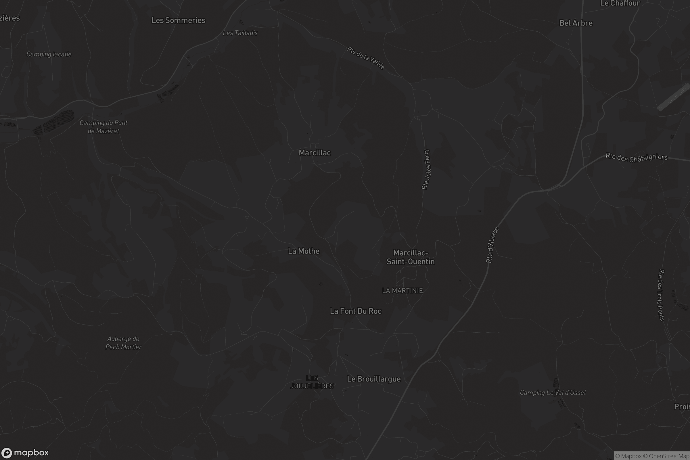 Carte de Marcillac-Saint-Quentin