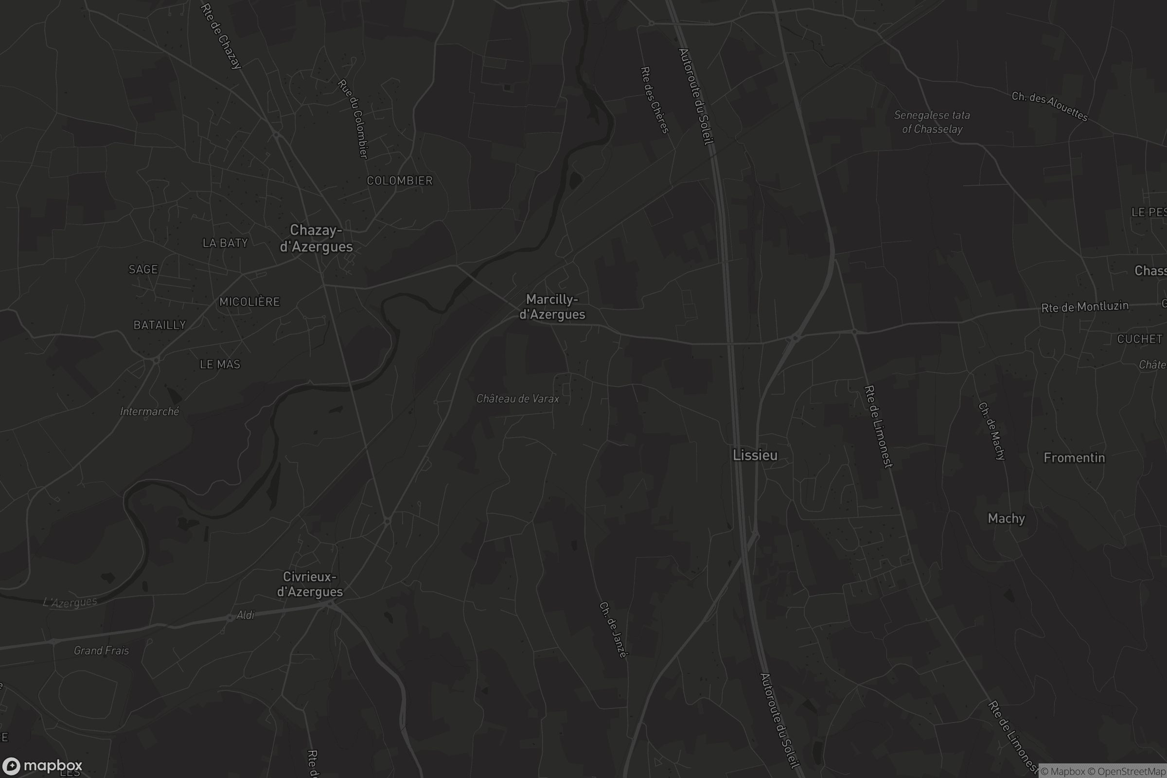 Carte de Marcilly-d'Azergues