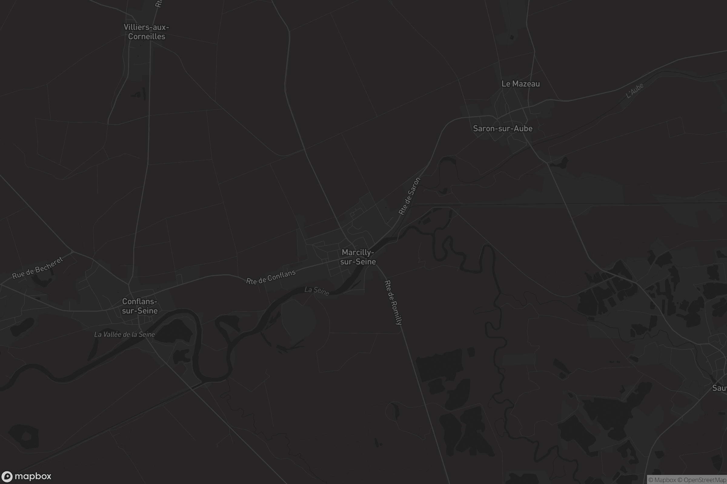 Carte de Marcilly-sur-Seine