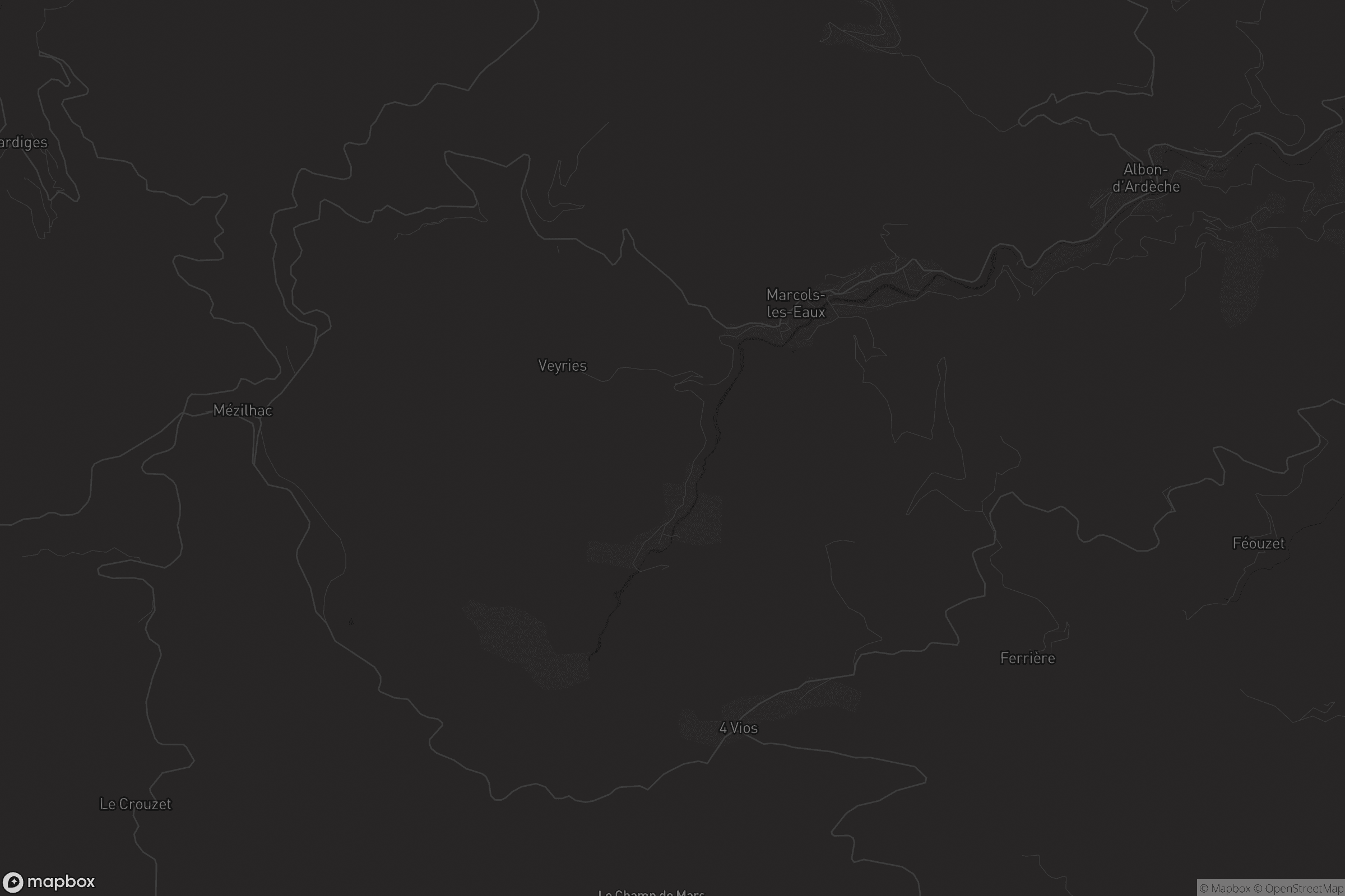 Carte de Marcols-les-Eaux