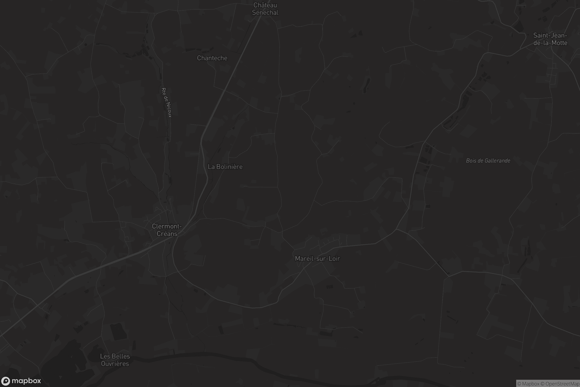 Carte de Mareil-sur-Loir