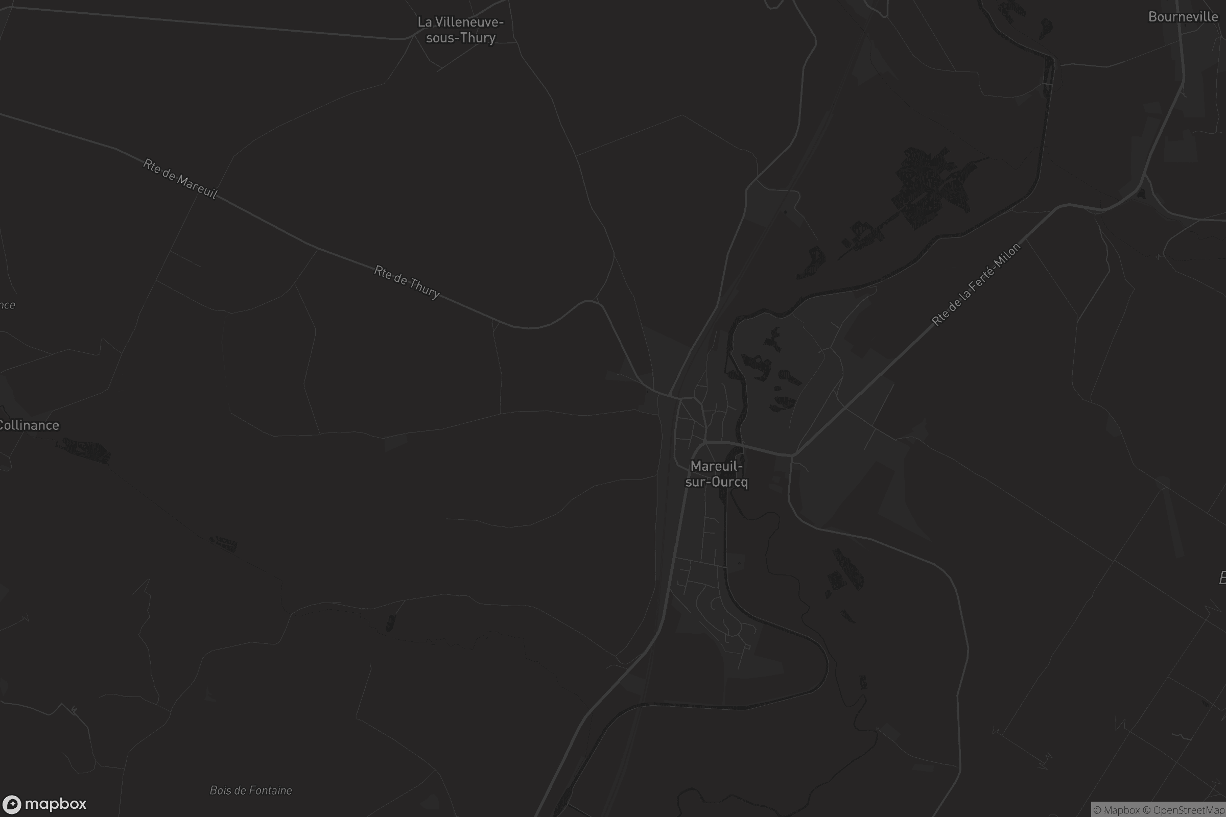 Carte de Mareuil-sur-Ourcq