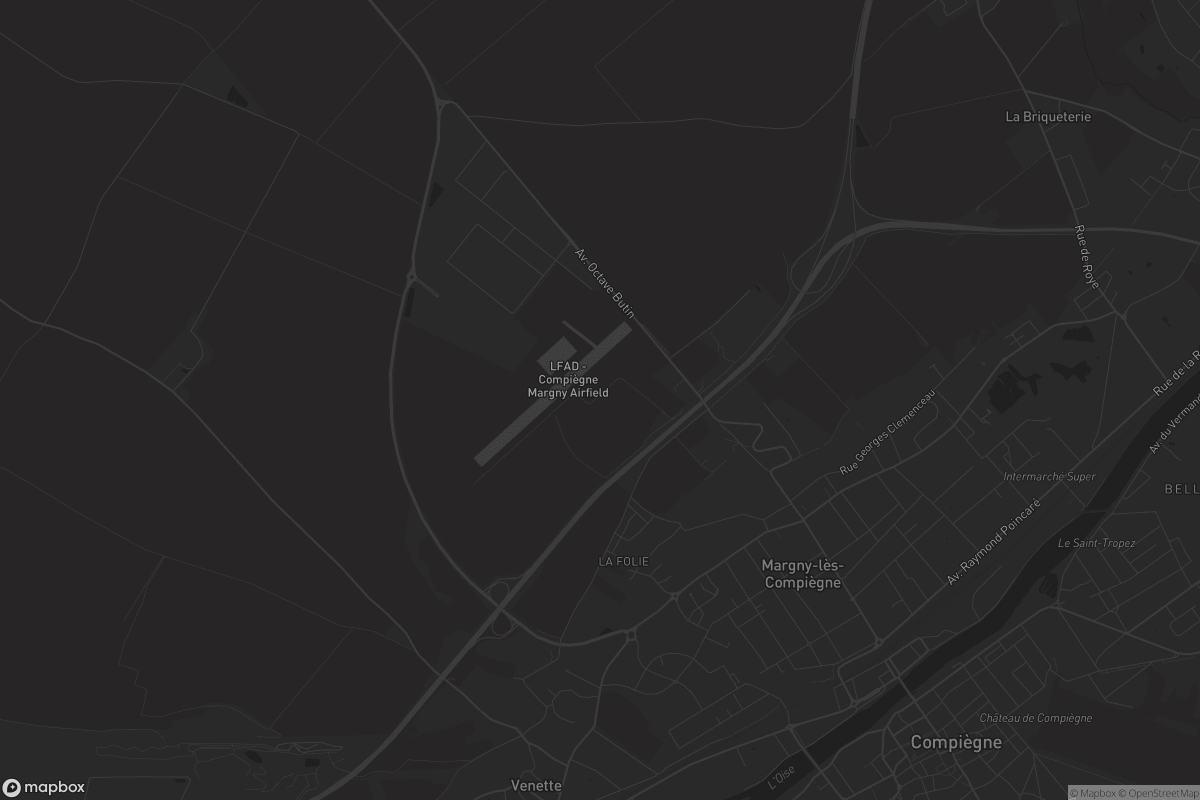 Carte de Margny-lès-Compiègne