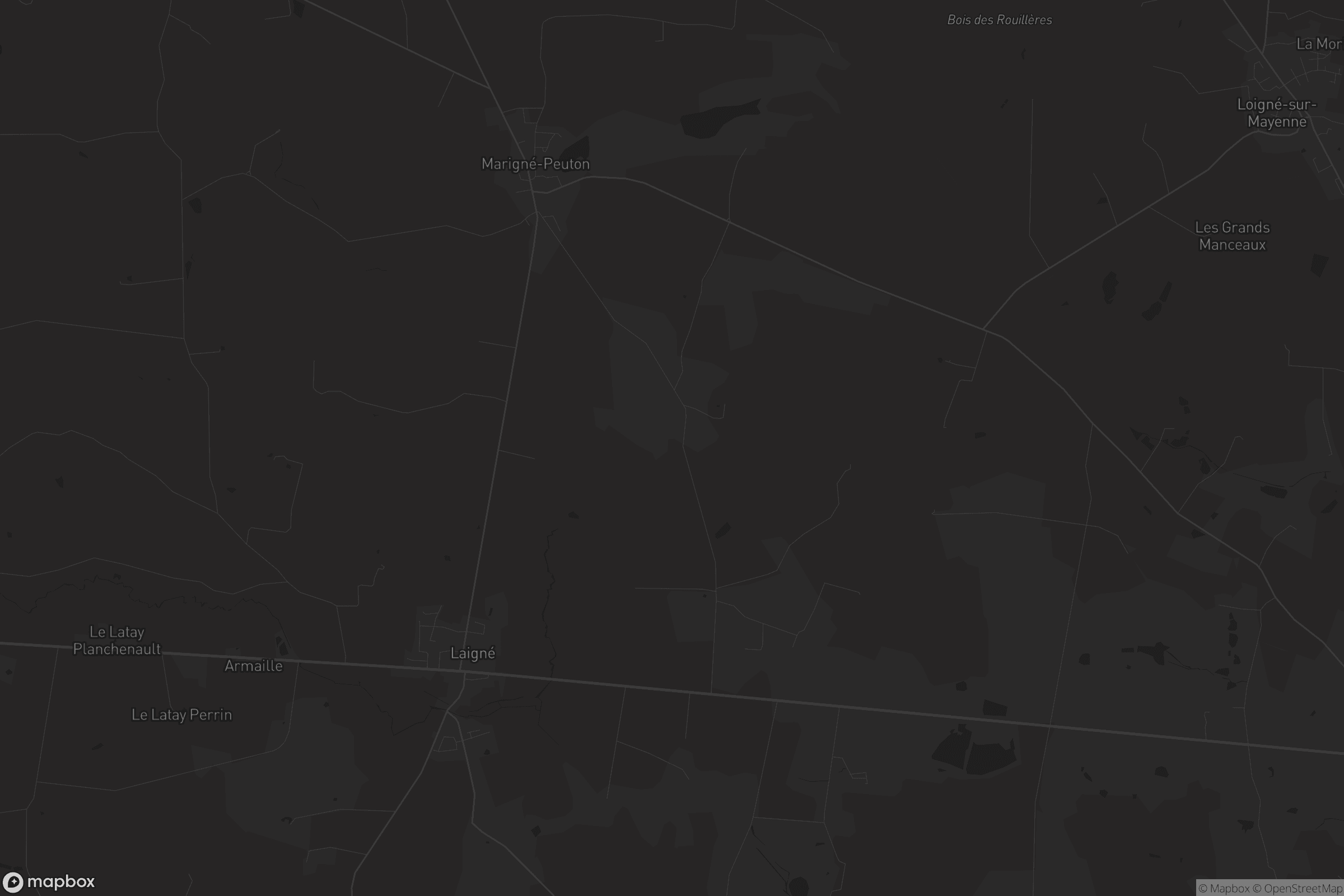 Carte de Marigné-Peuton