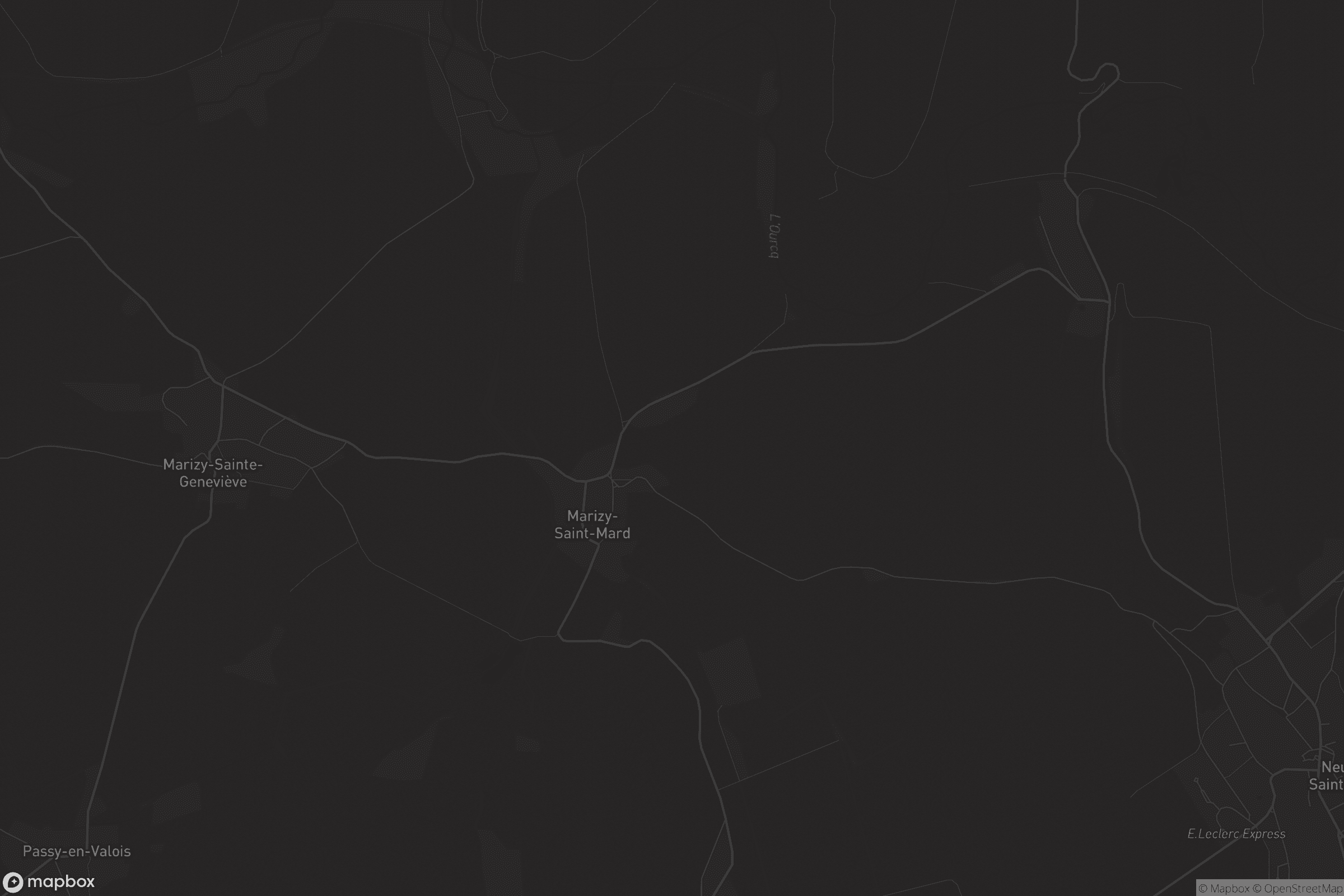 Carte de Marizy-Saint-Mard