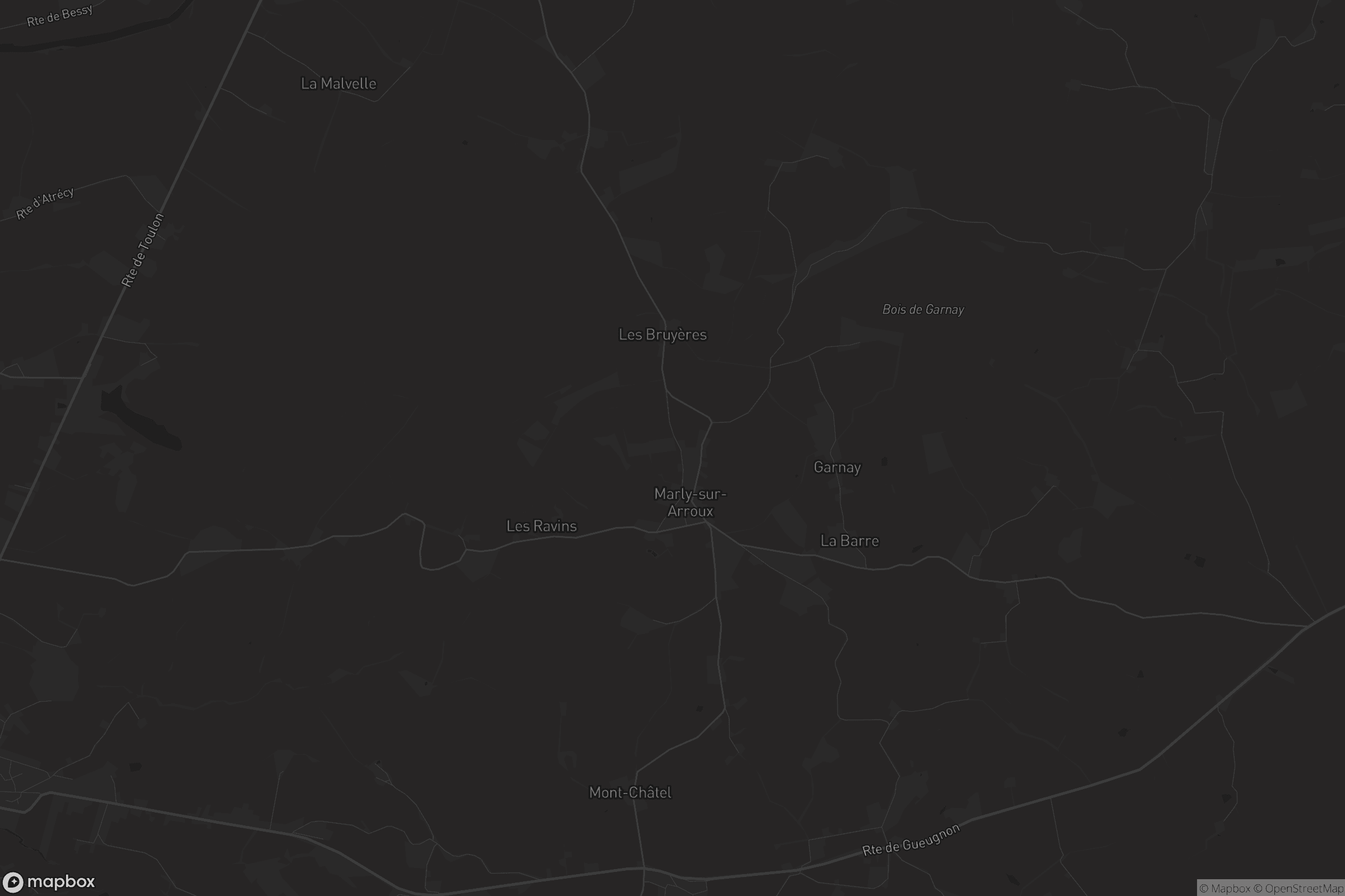 Carte de Marly-sur-Arroux