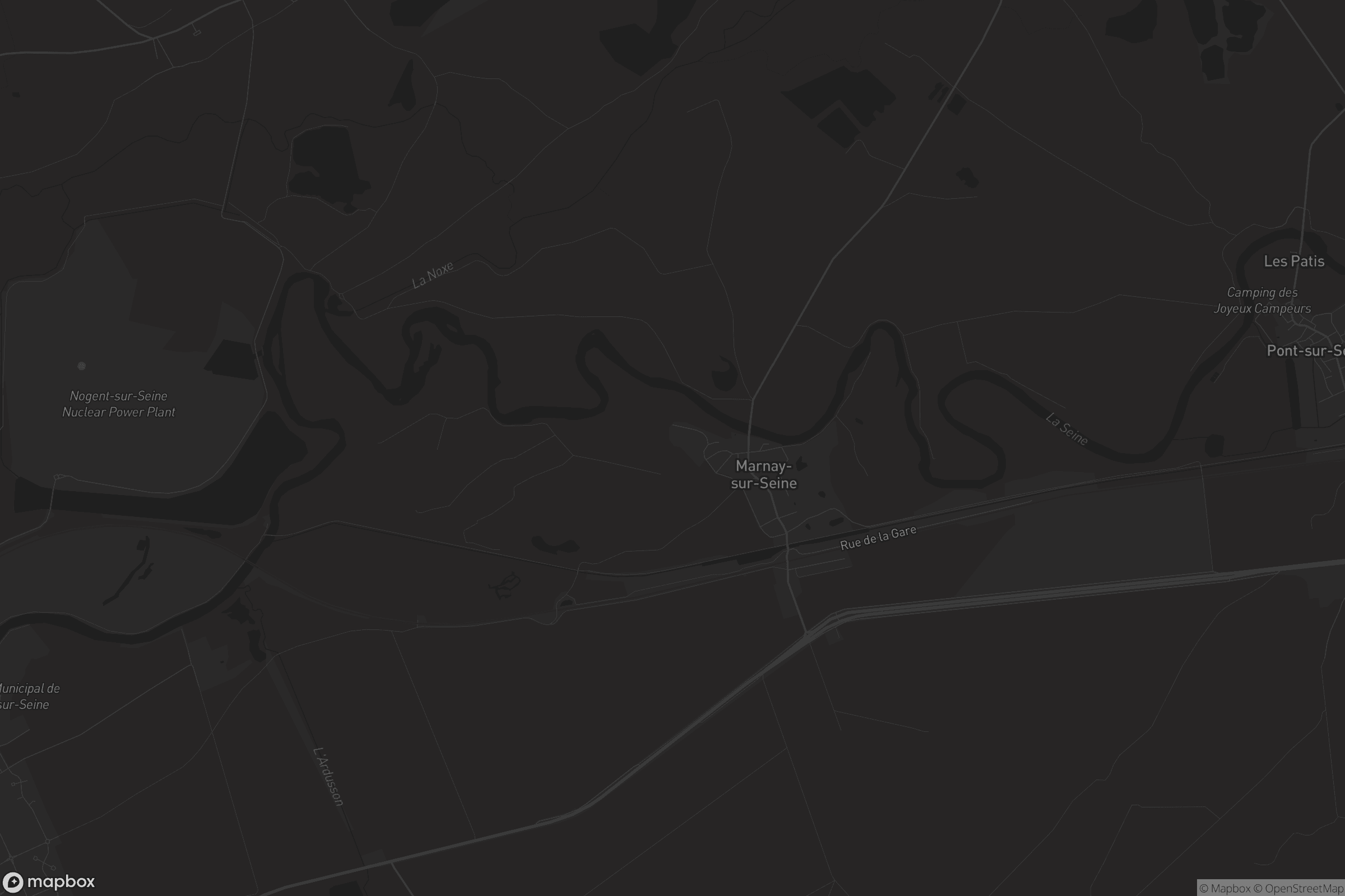 Carte de Marnay-sur-Seine