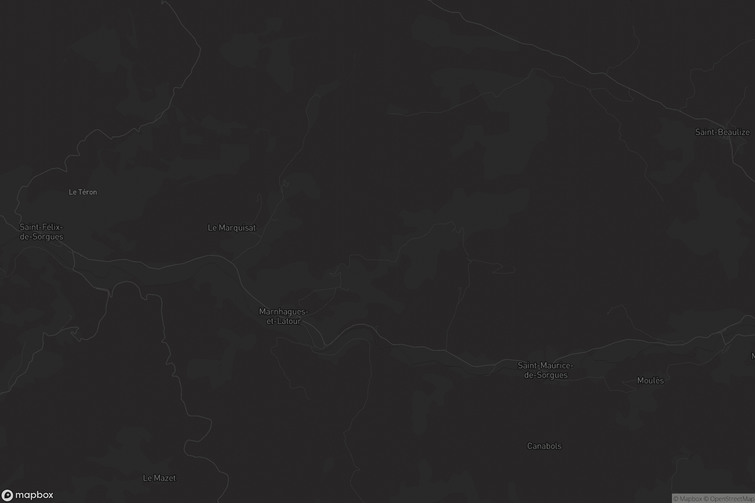 Carte de Marnhagues-et-Latour