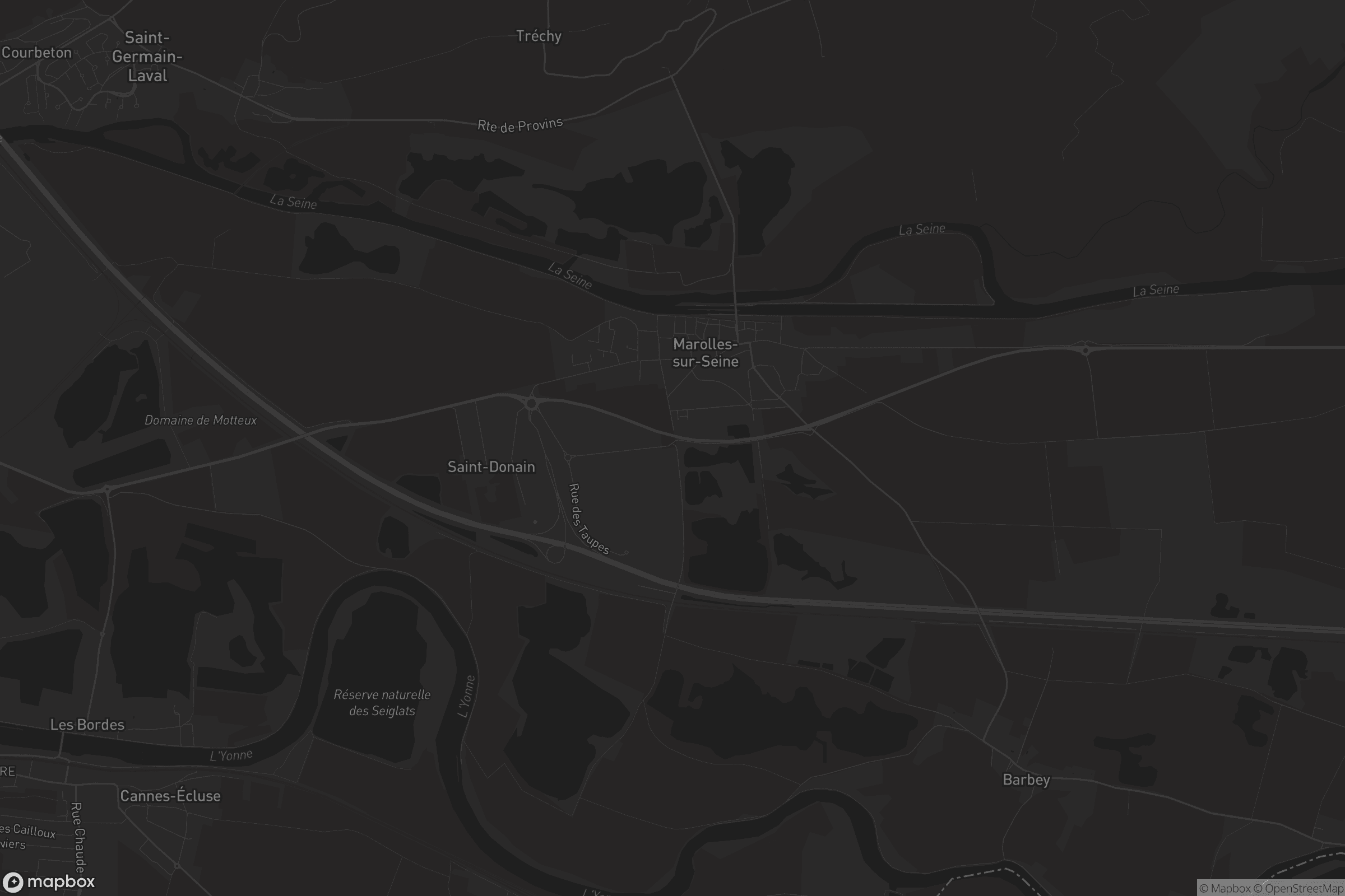 Carte de Marolles-sur-Seine