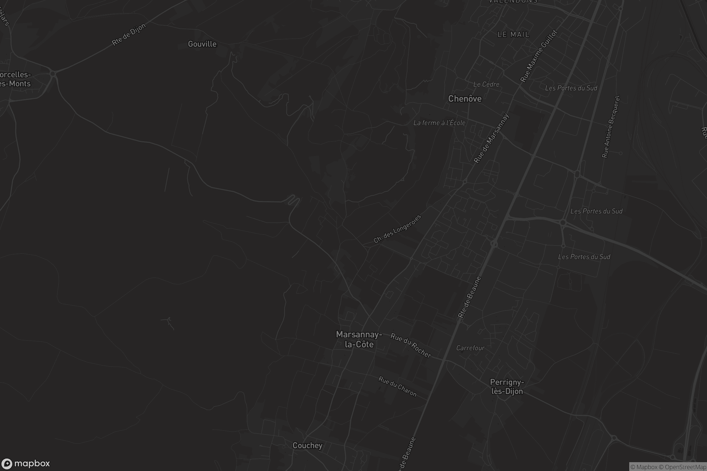 Carte de Marsannay-la-Côte