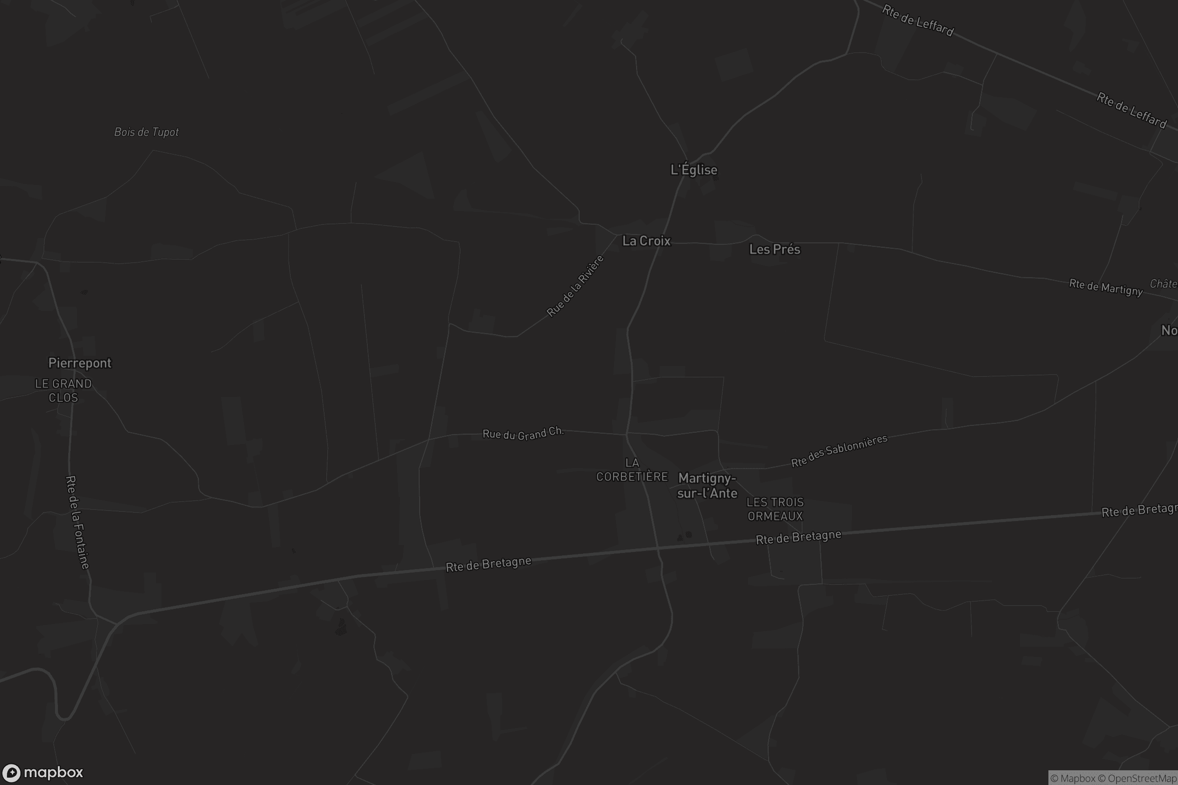 Carte de Martigny-sur-l'Ante