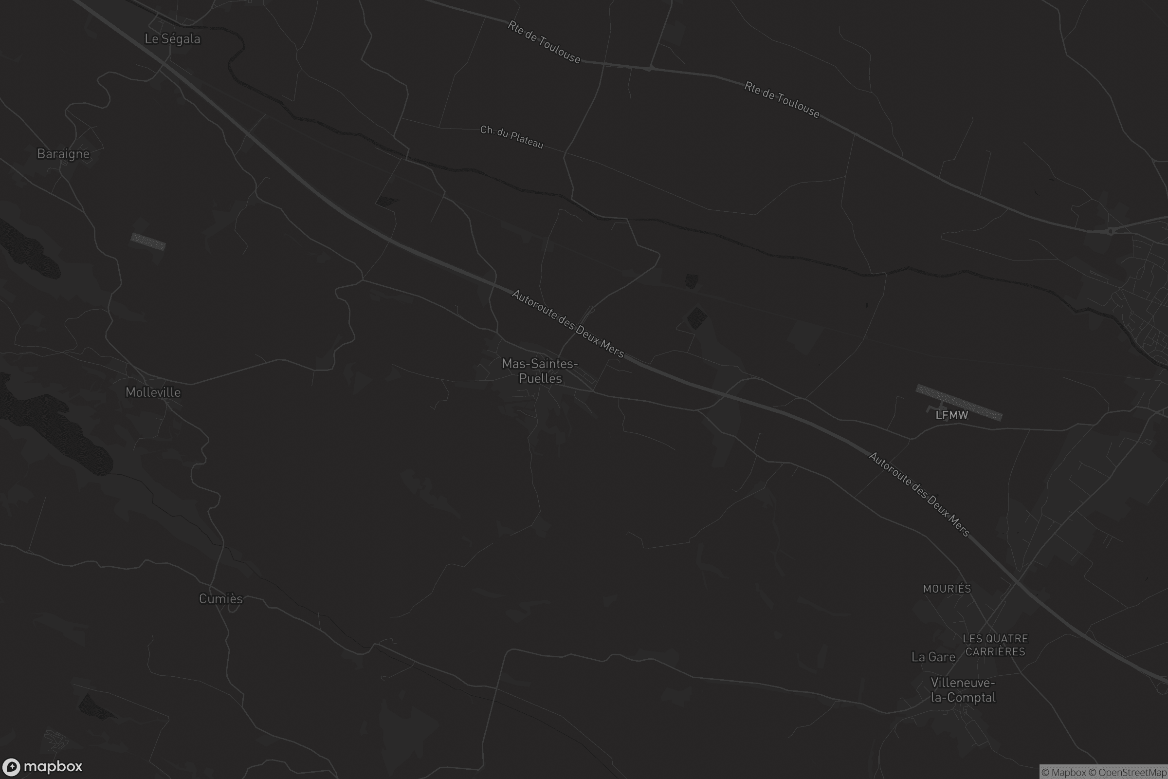 Carte de Mas-Saintes-Puelles