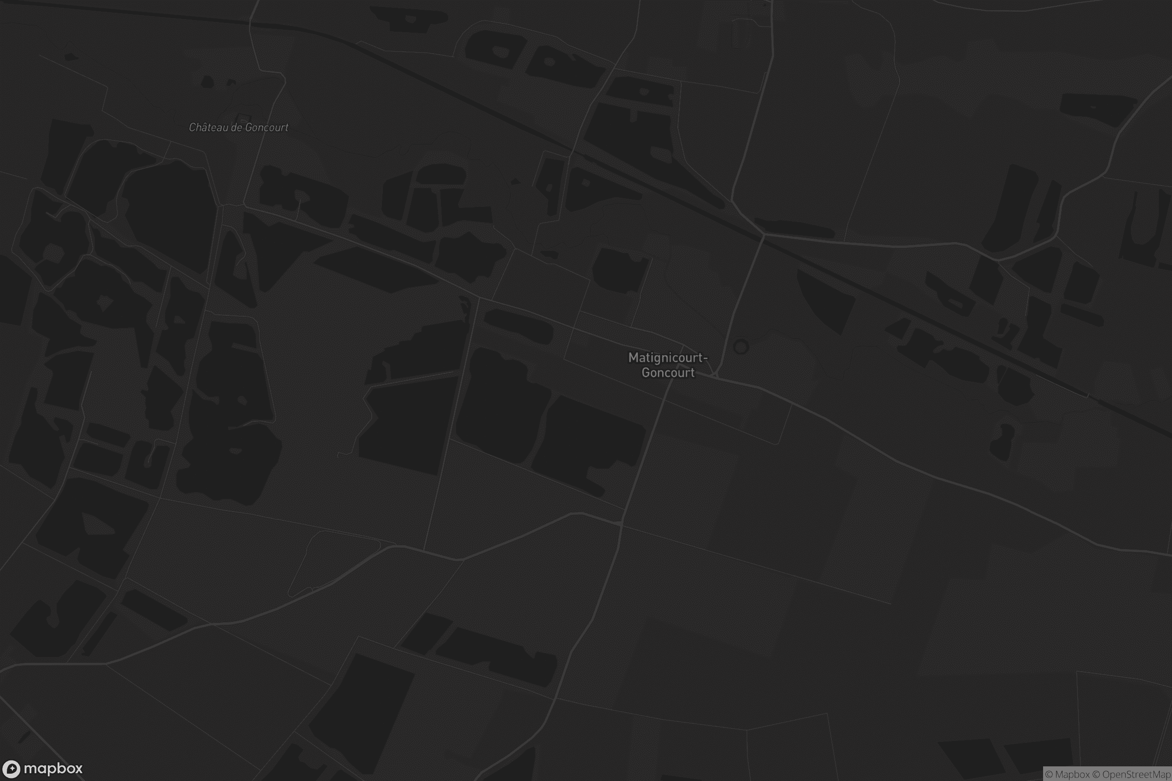 Carte de Matignicourt-Goncourt