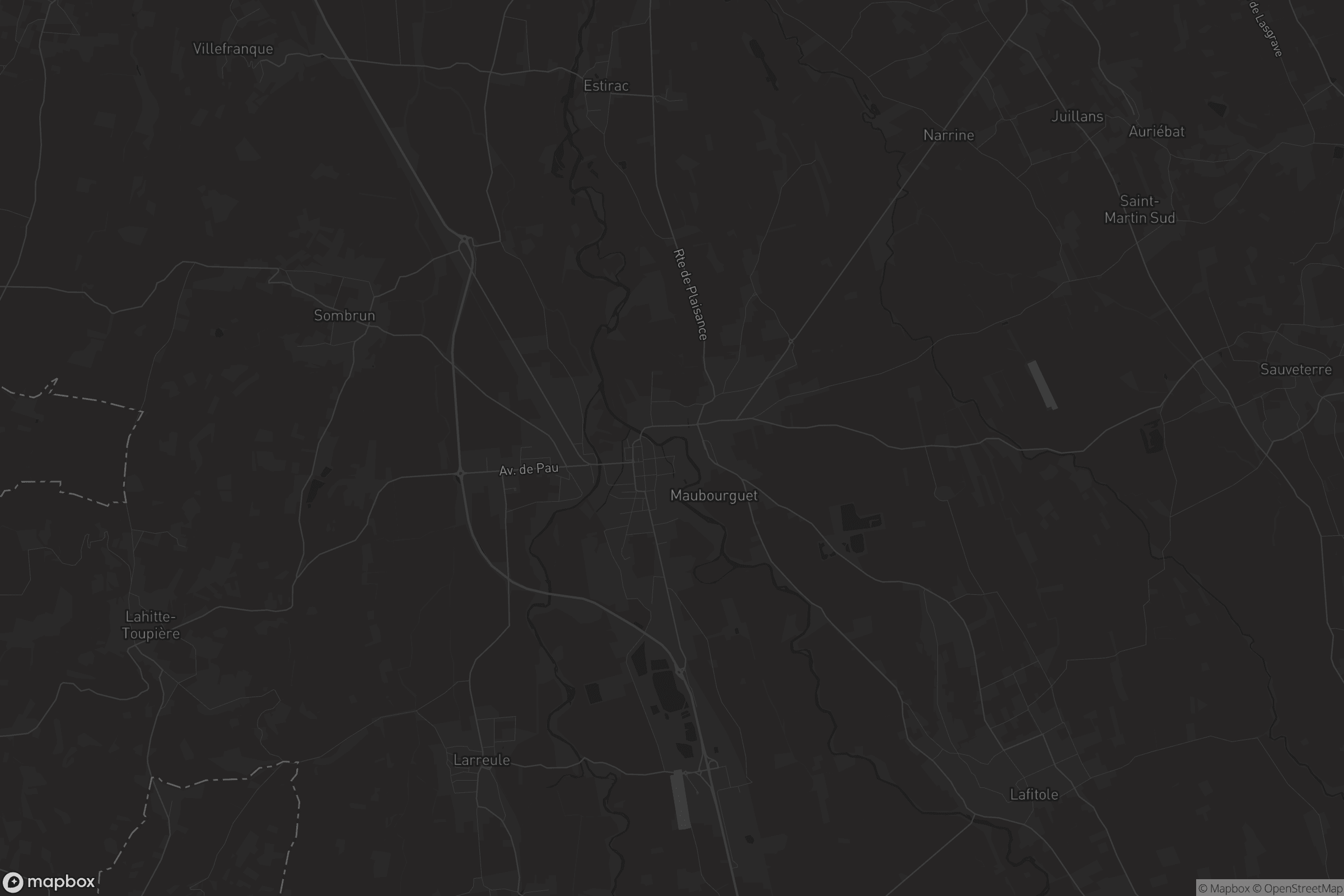 Carte de Maubourguet