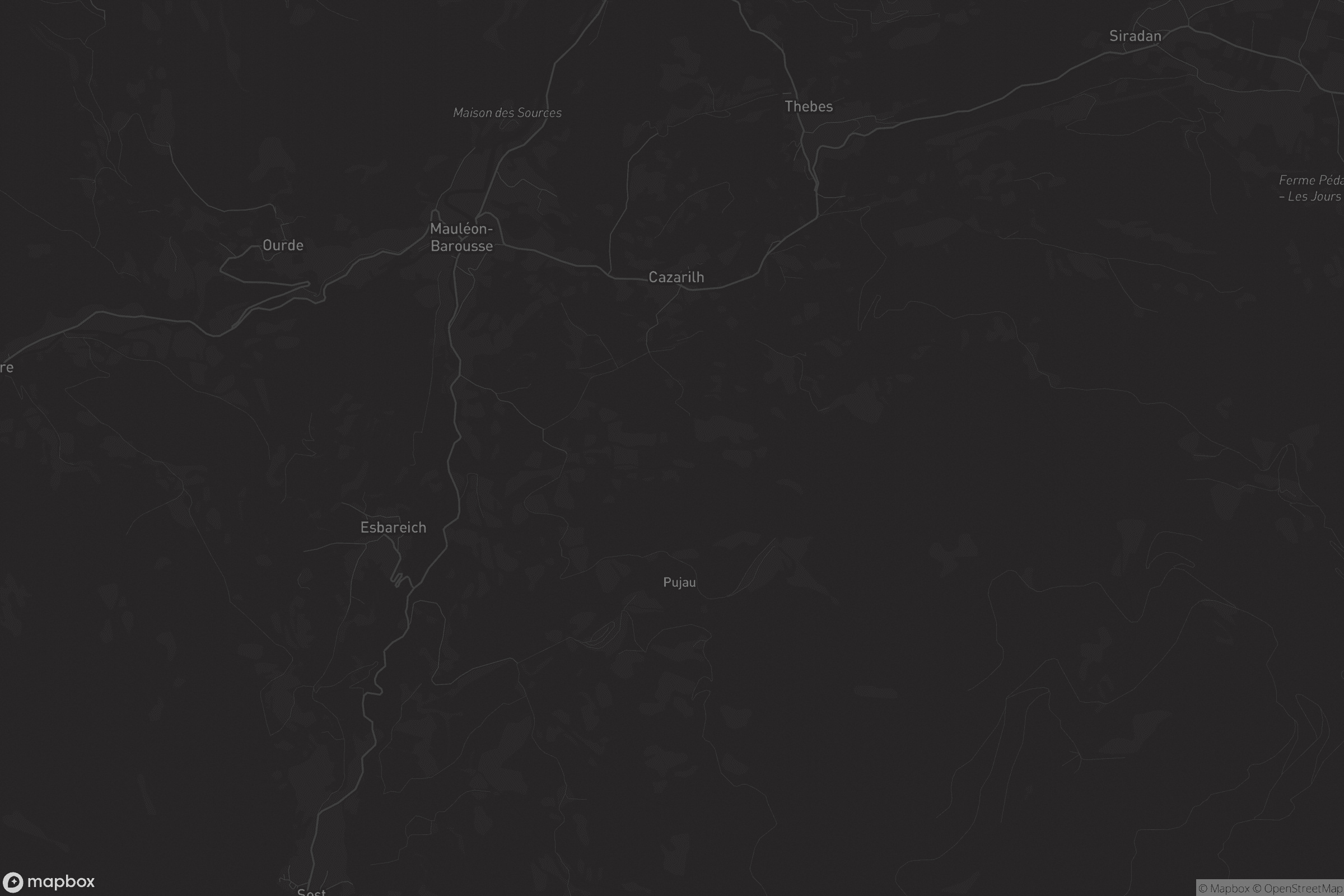 Carte de Mauléon-Barousse