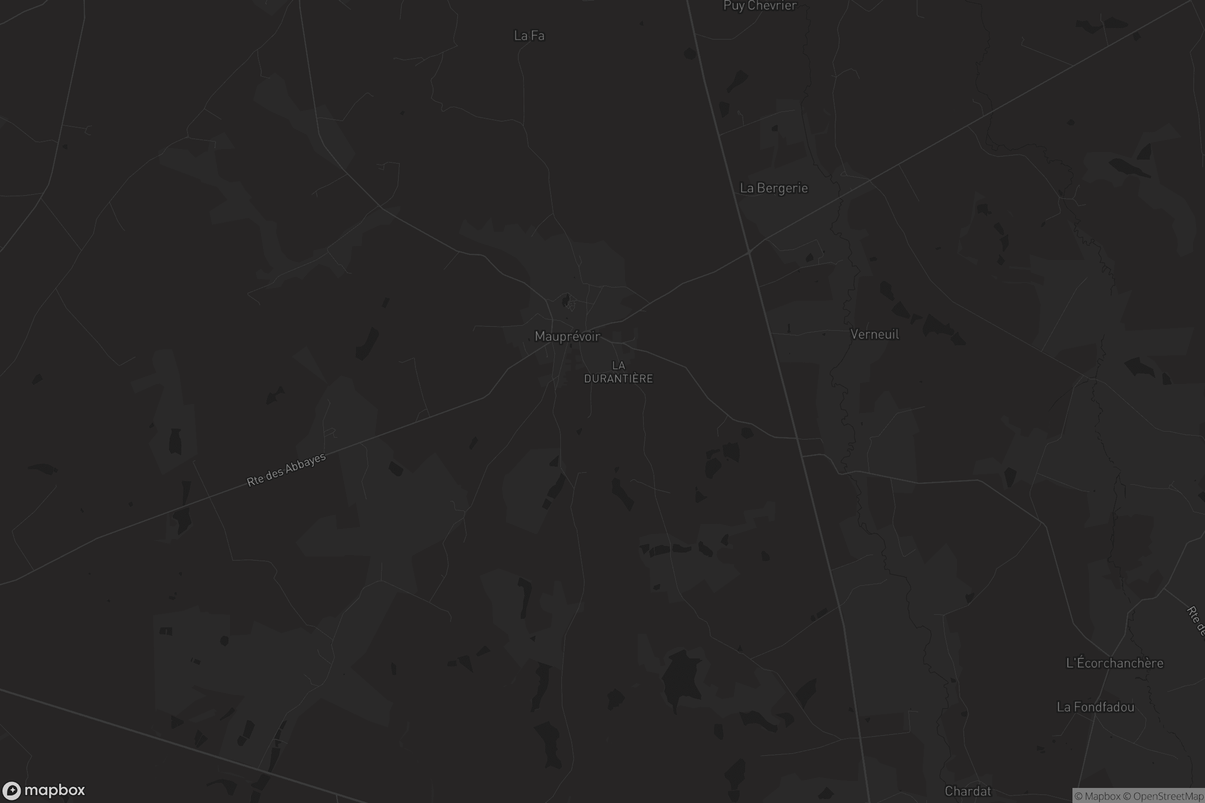 Carte de Mauprévoir