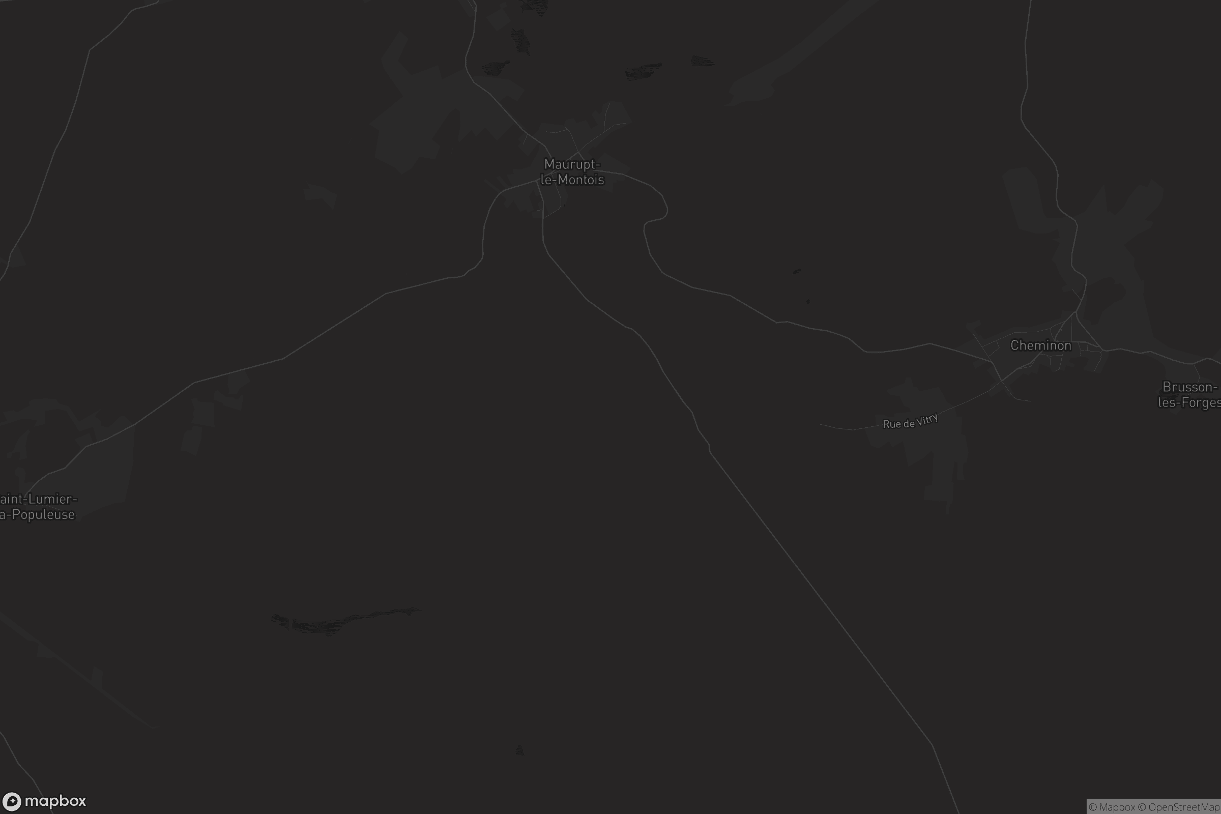 Carte de Maurupt-le-Montois