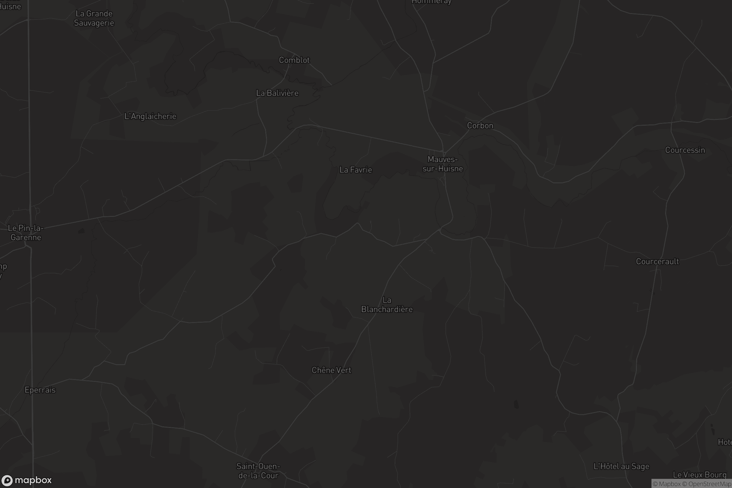 Carte de Mauves-sur-Huisne