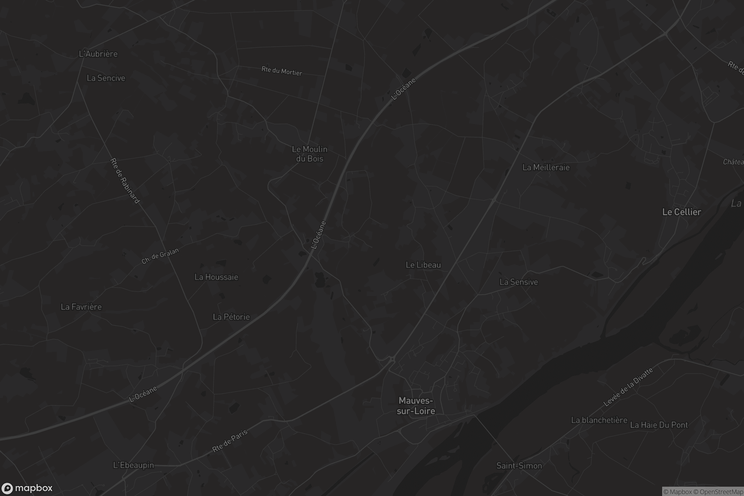 Carte de Mauves-sur-Loire