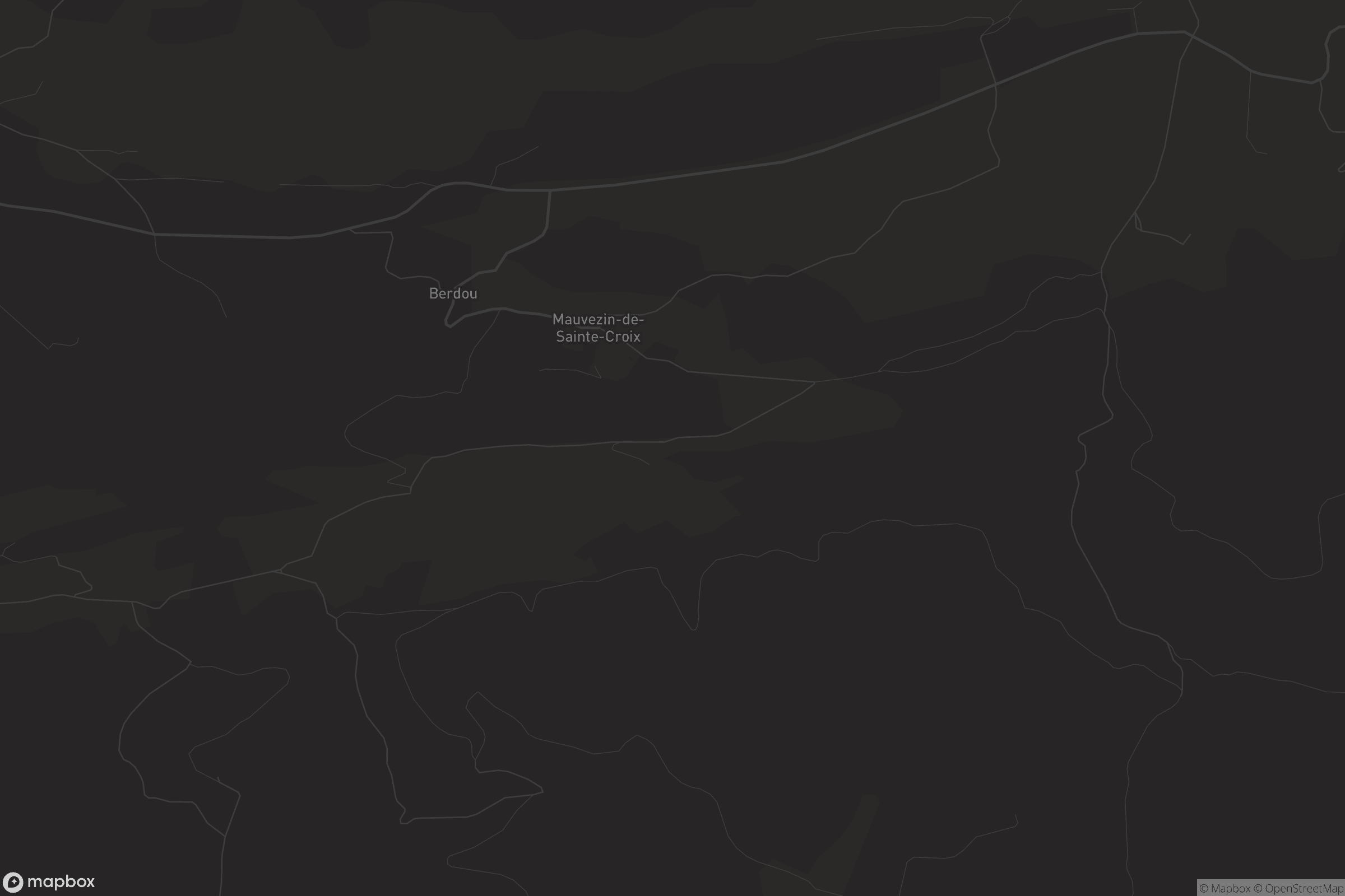 Carte de Mauvezin-de-Sainte-Croix
