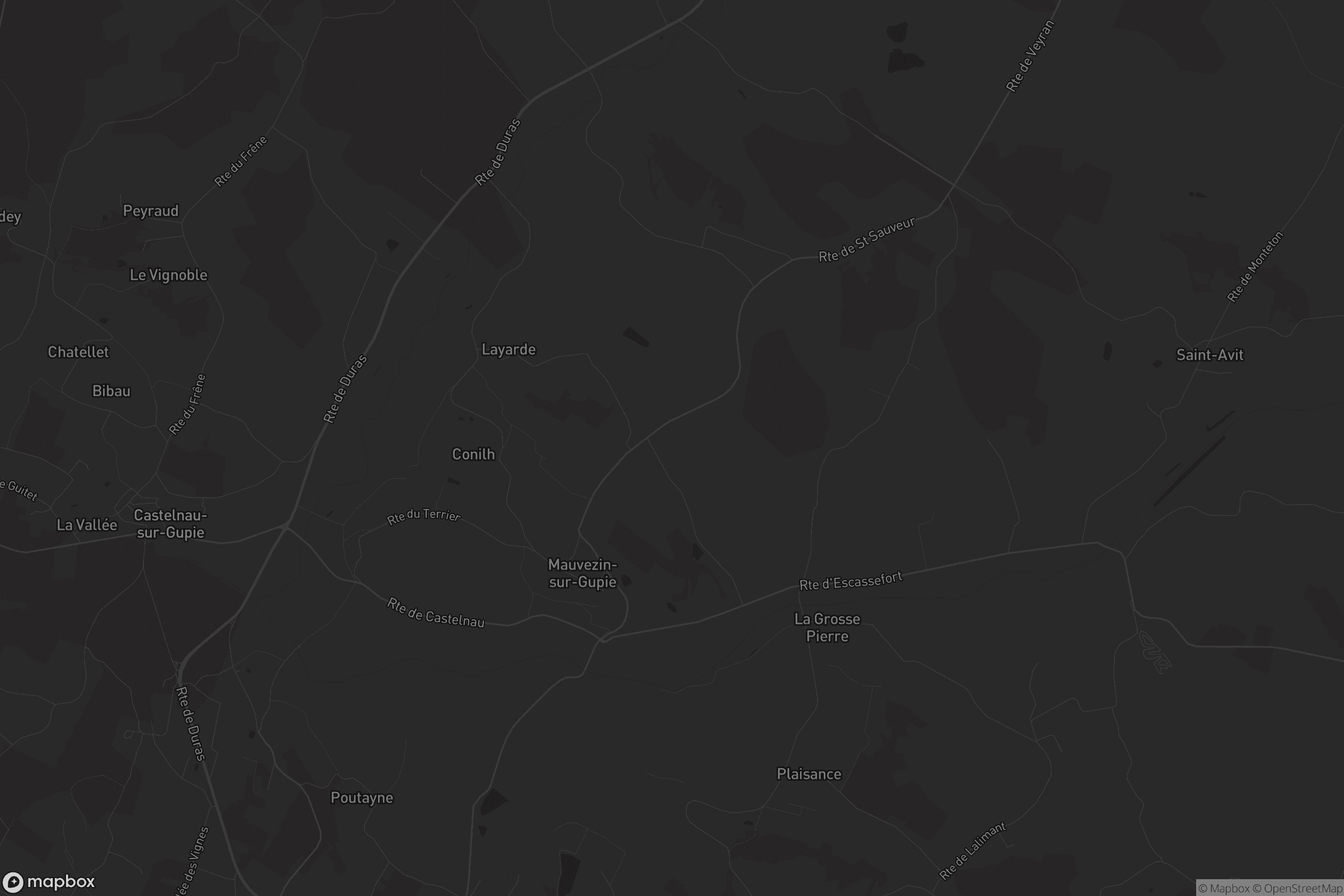 Carte de Mauvezin-sur-Gupie