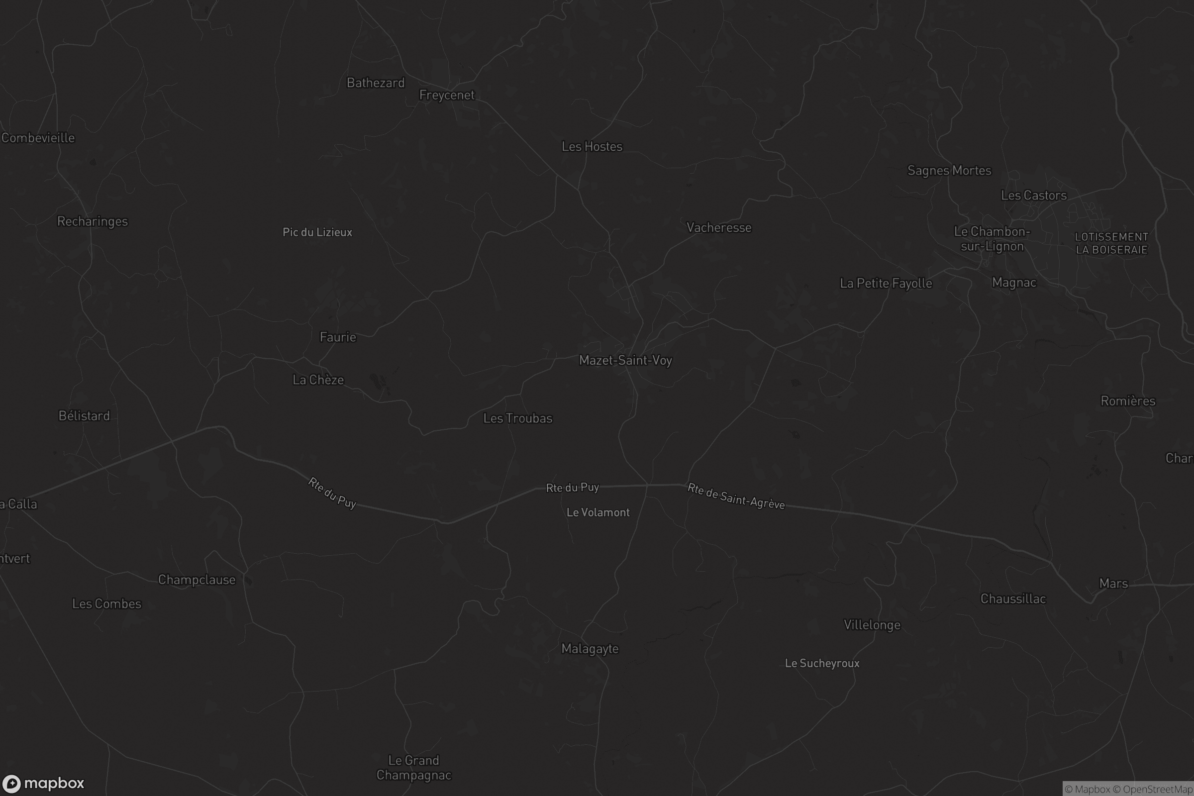 Carte de Mazet-Saint-Voy