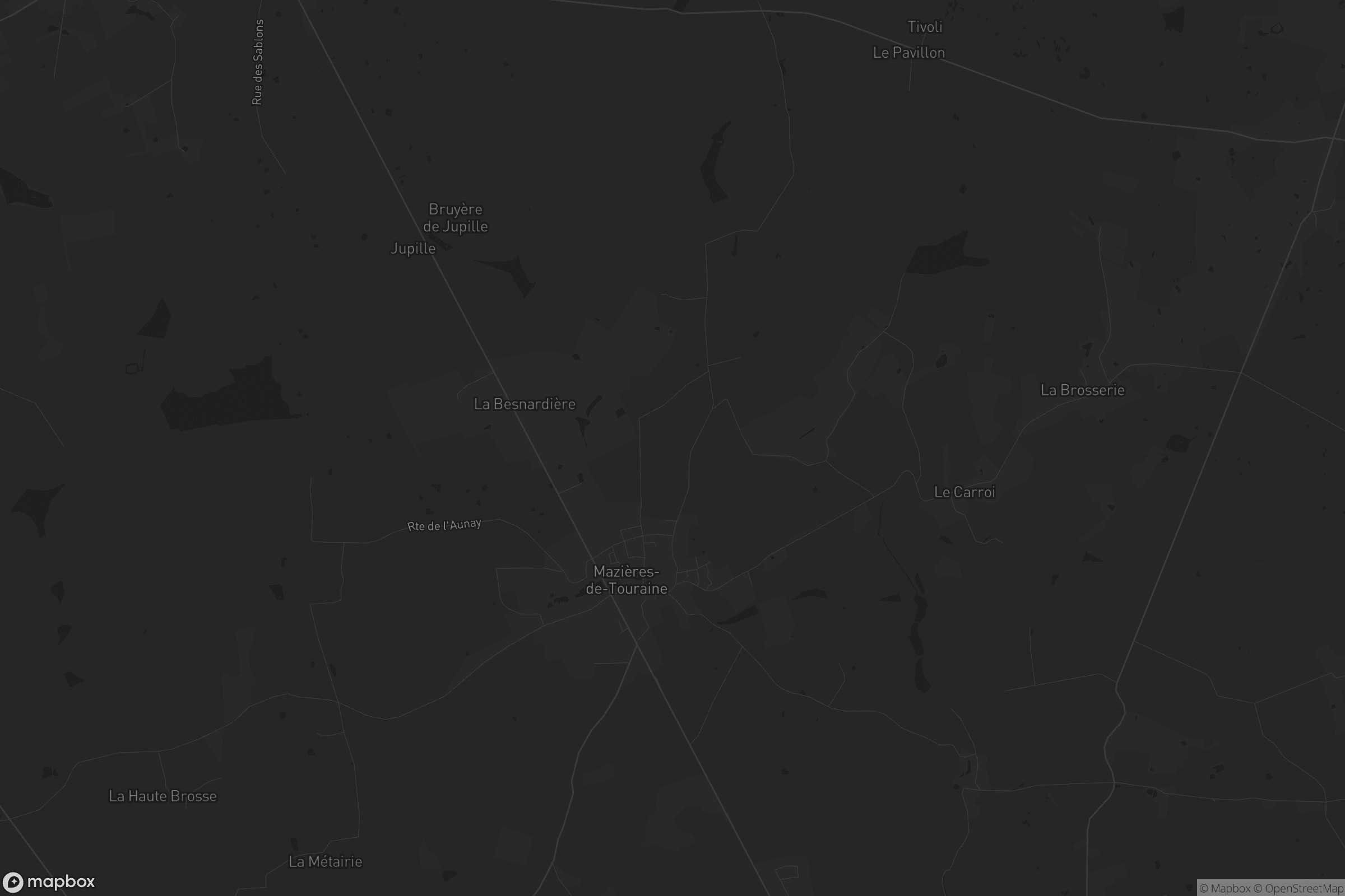 Carte de Mazières-de-Touraine