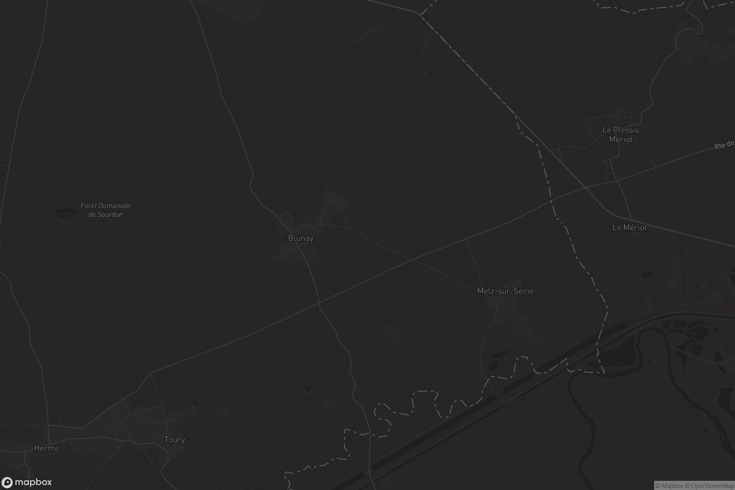 Carte de Melz-sur-Seine