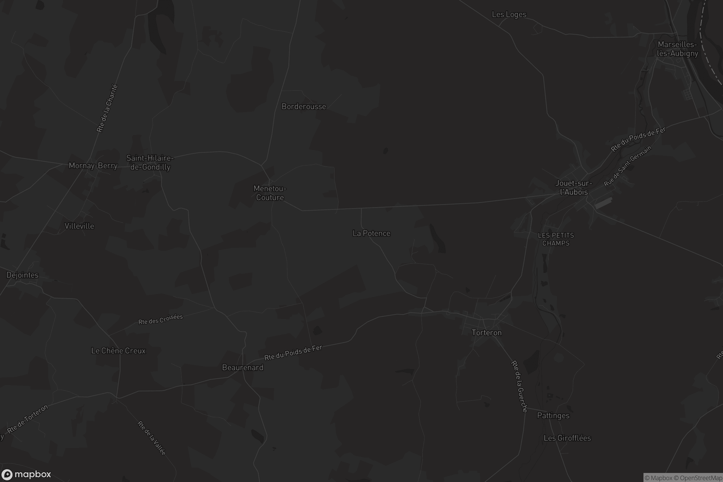 Carte de Menetou-Couture