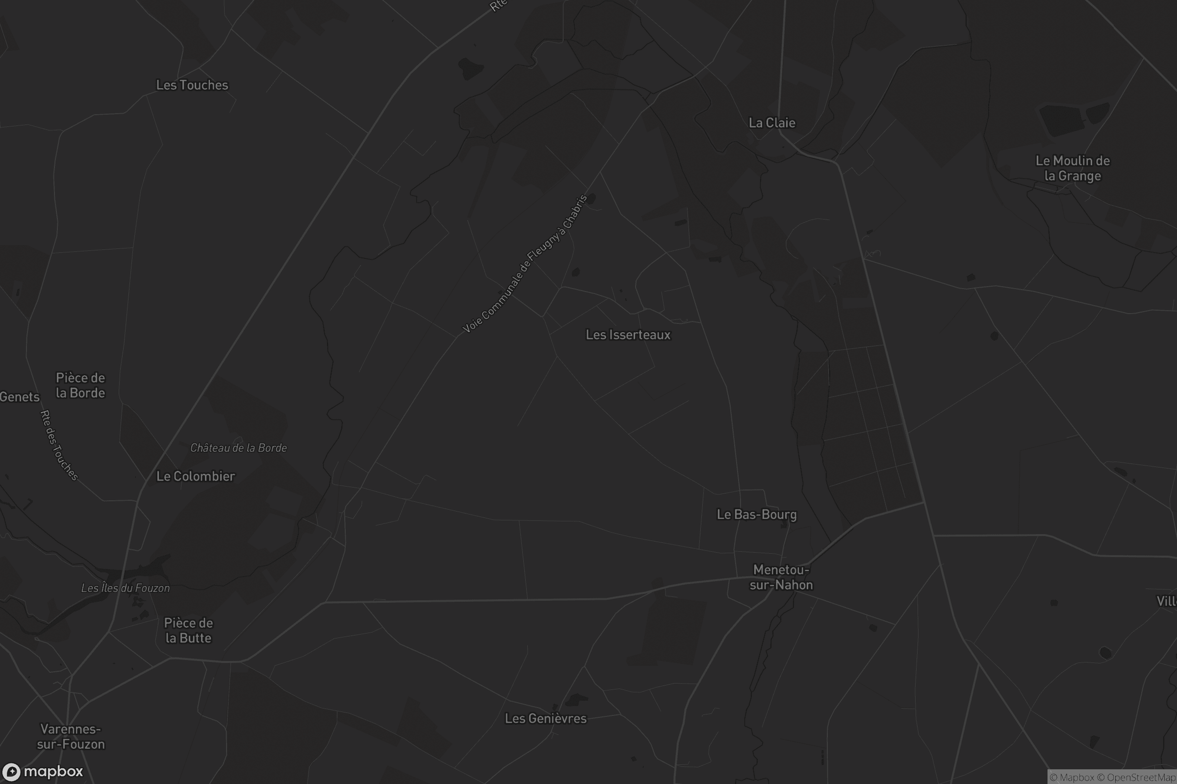 Carte de Menetou-sur-Nahon