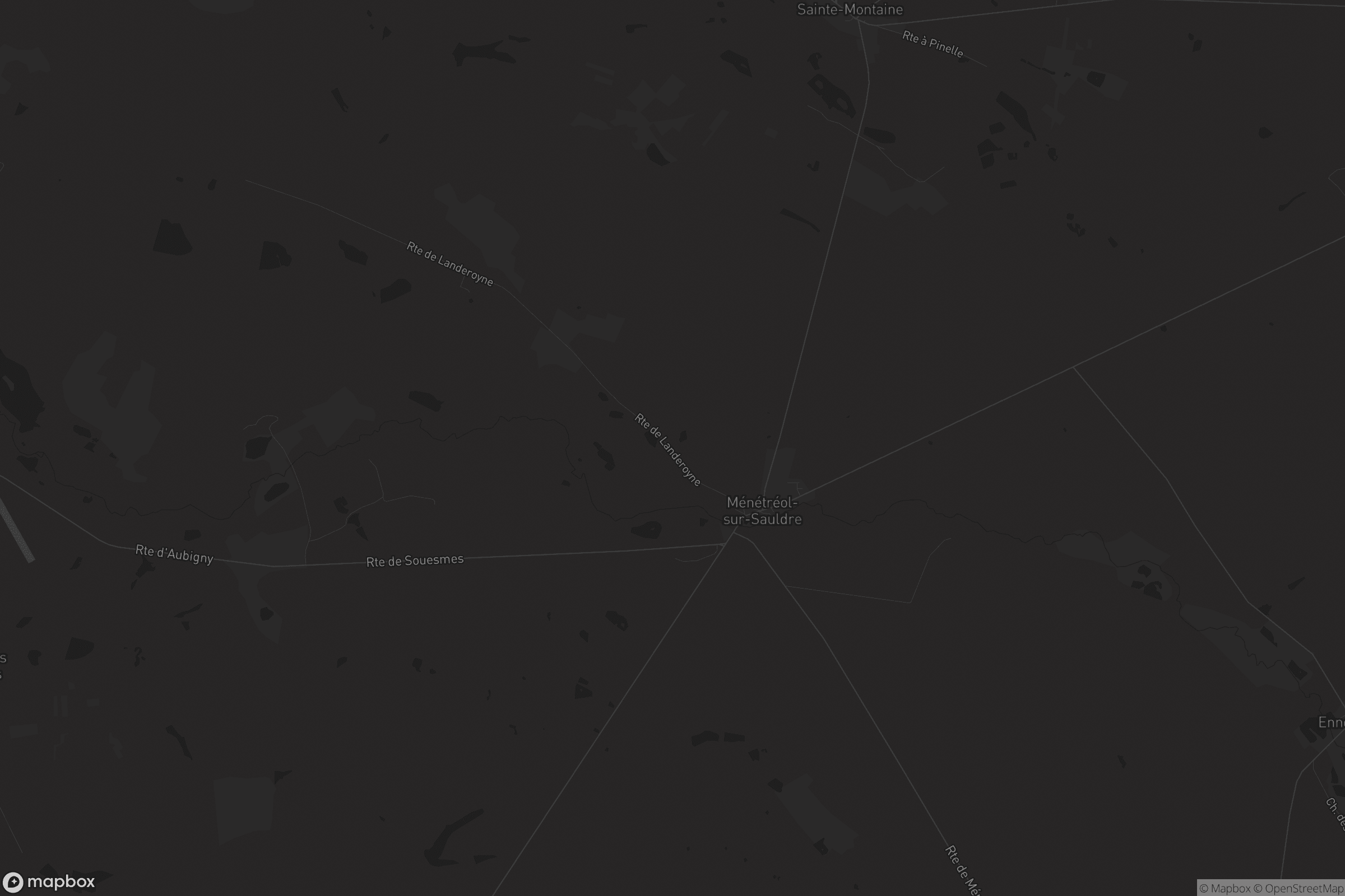 Carte de Ménétréol-sur-Sauldre