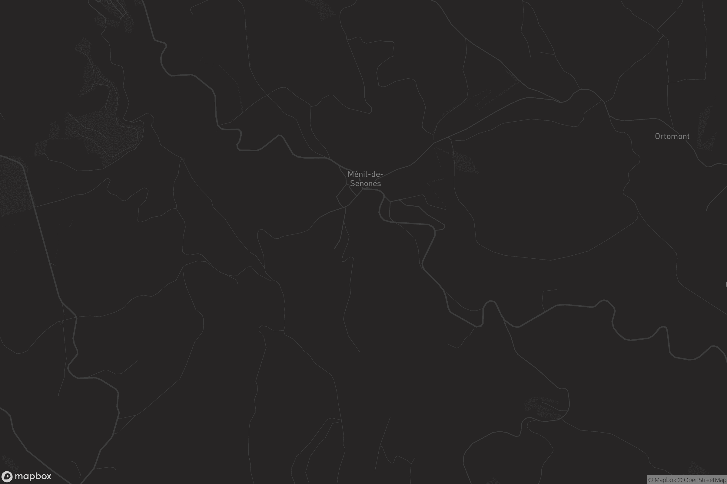 Carte de Ménil-de-Senones