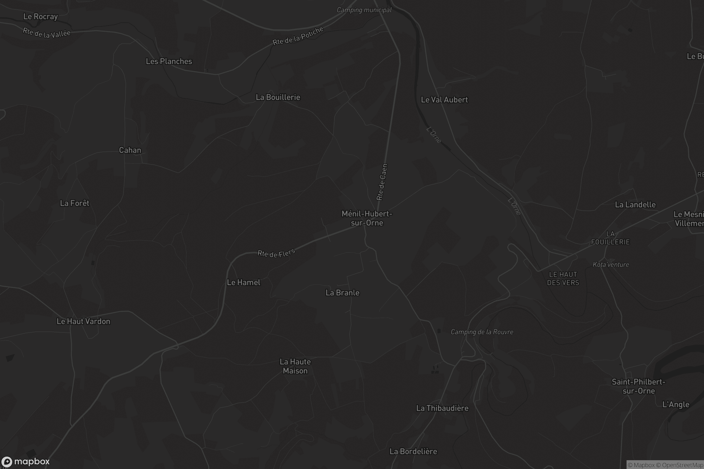 Carte de Ménil-Hubert-sur-Orne