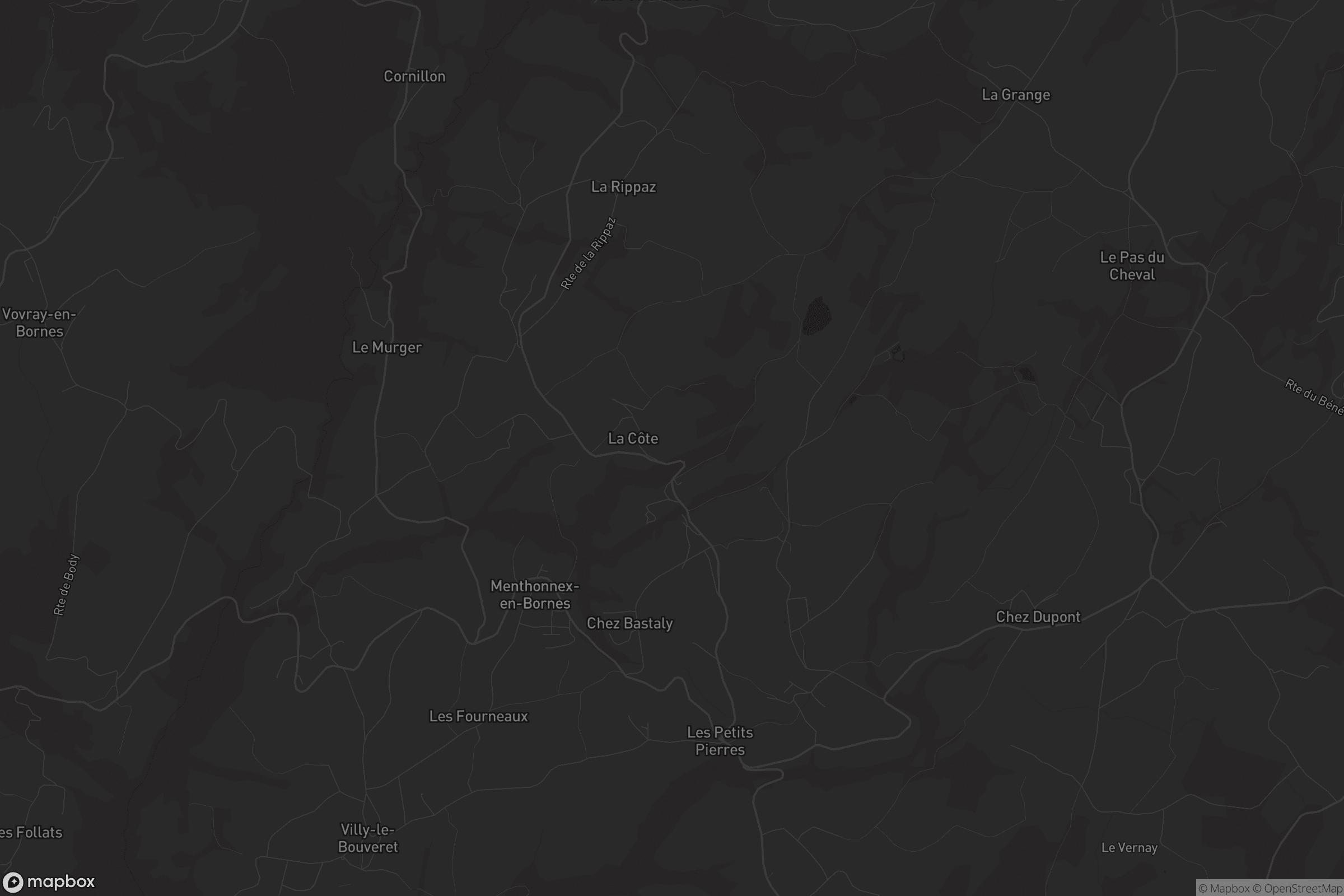 Carte de Menthonnex-en-Bornes