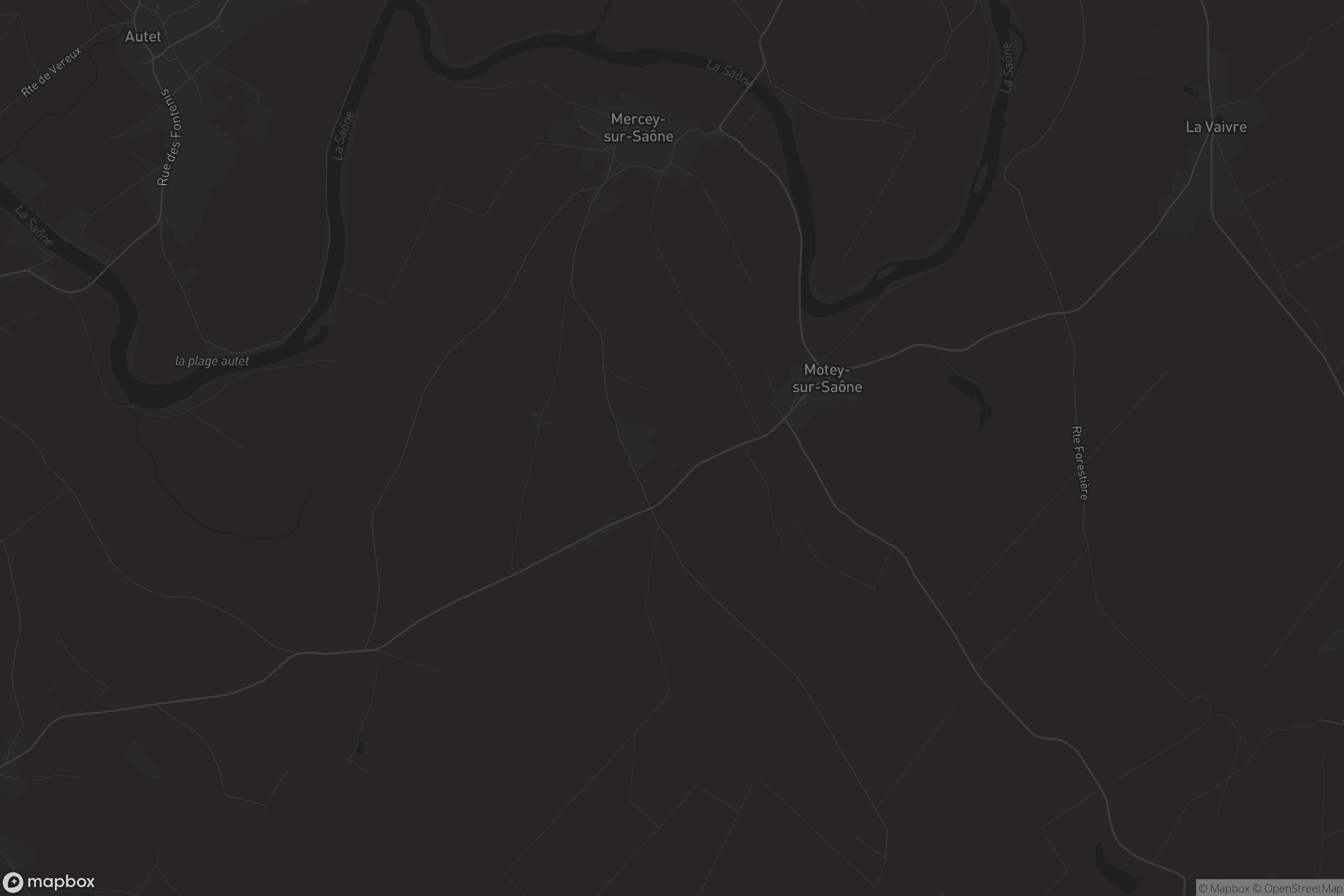 Carte de Mercey-sur-Saône