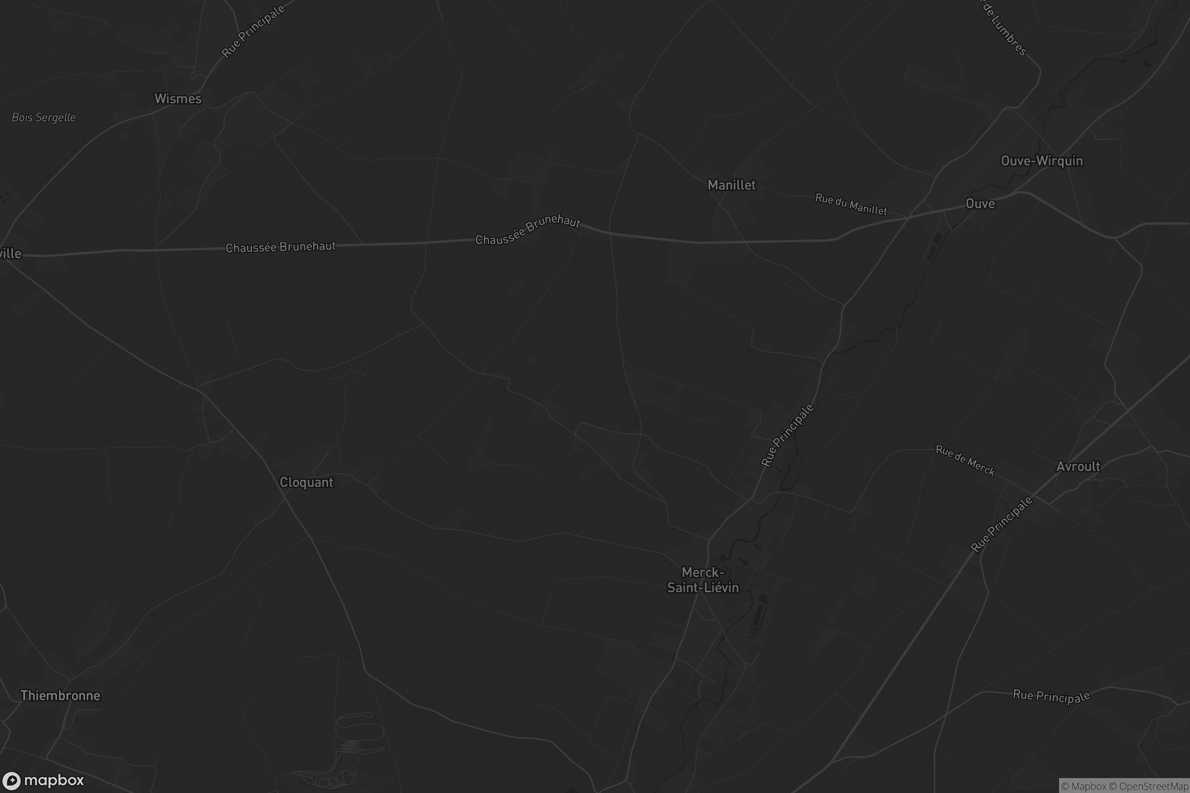 Carte de Merck-Saint-Liévin