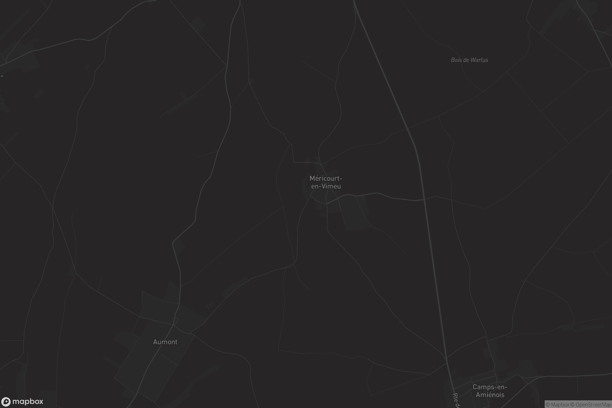 Carte de Méricourt-en-Vimeu