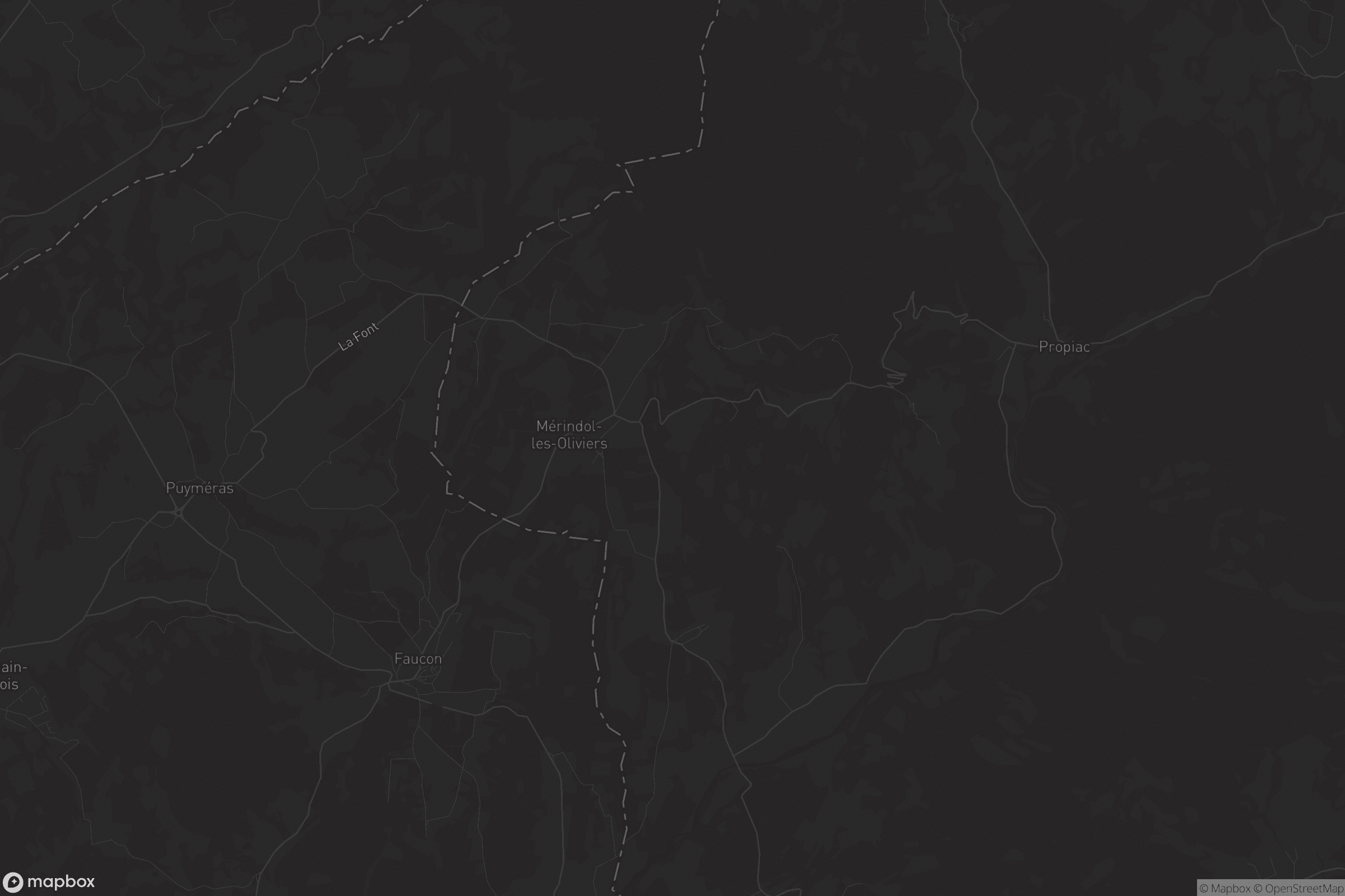 Carte de Mérindol-les-Oliviers