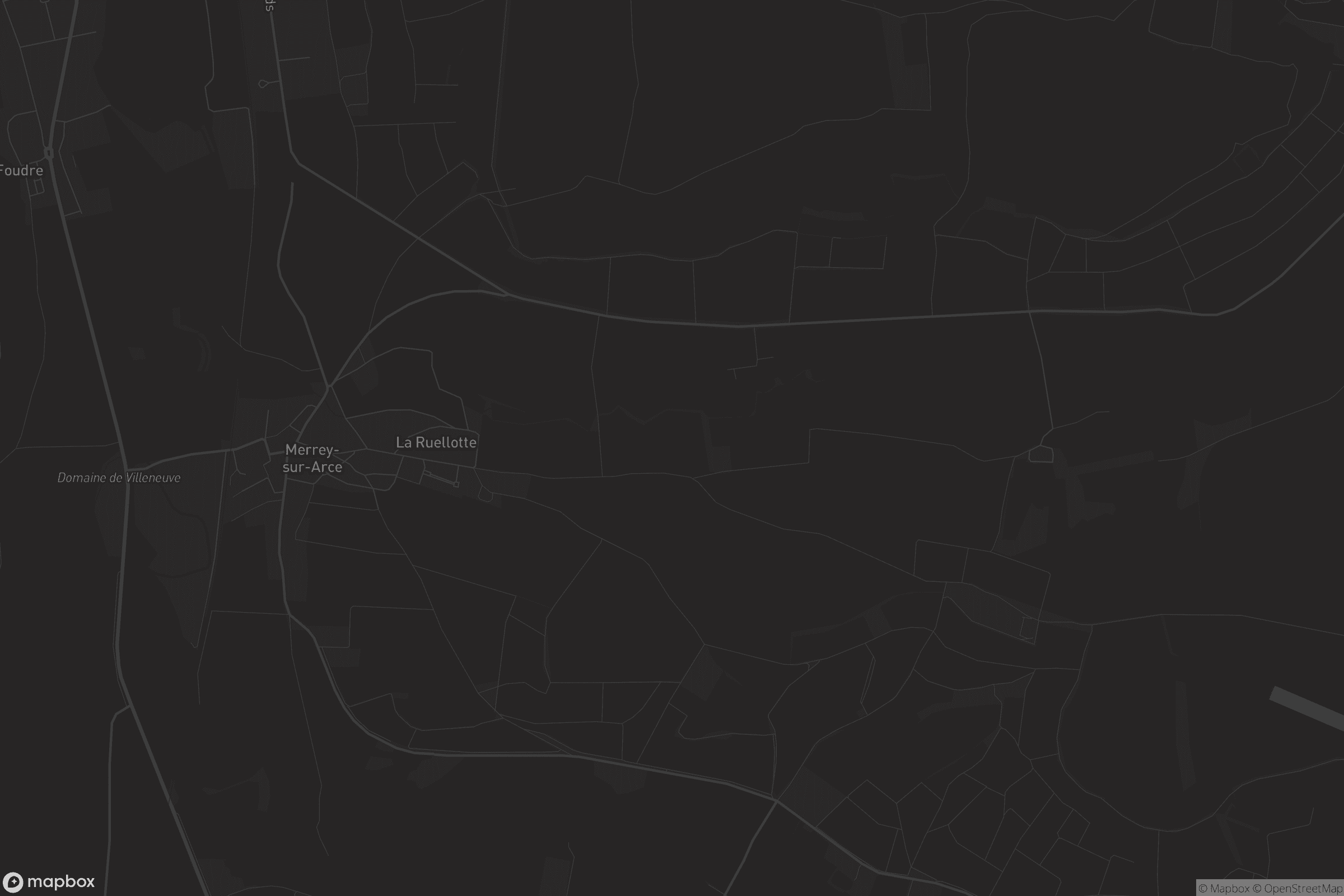 Carte de Merrey-sur-Arce