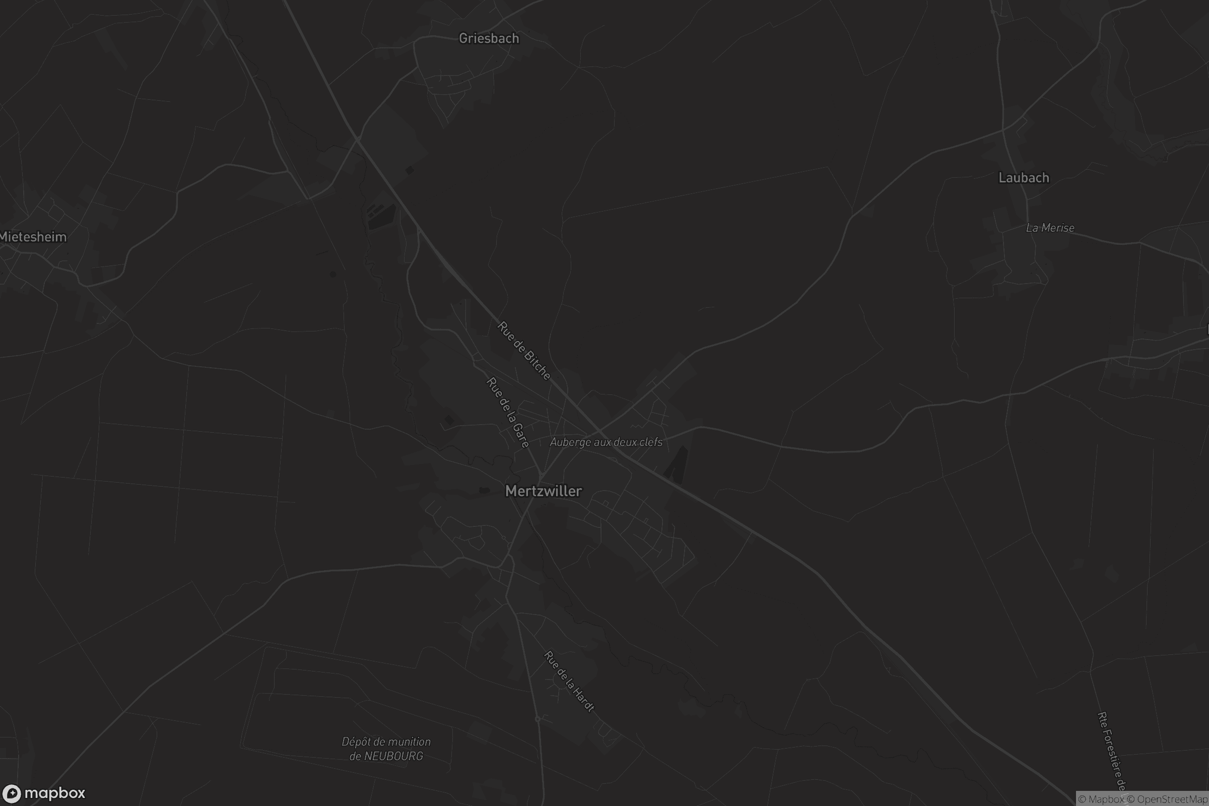 Carte de Mertzwiller