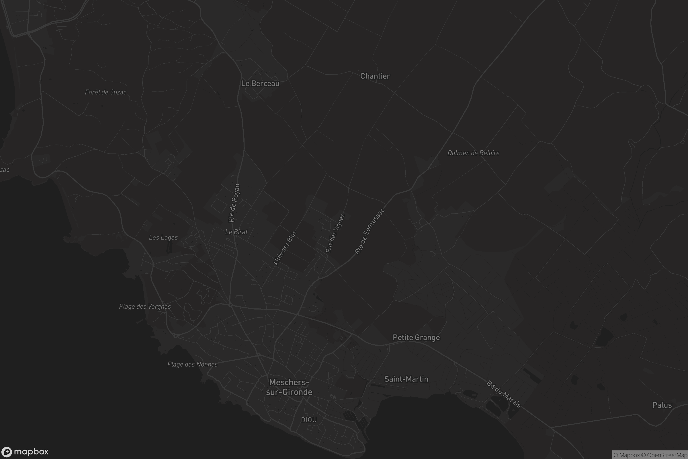 Carte de Meschers-sur-Gironde