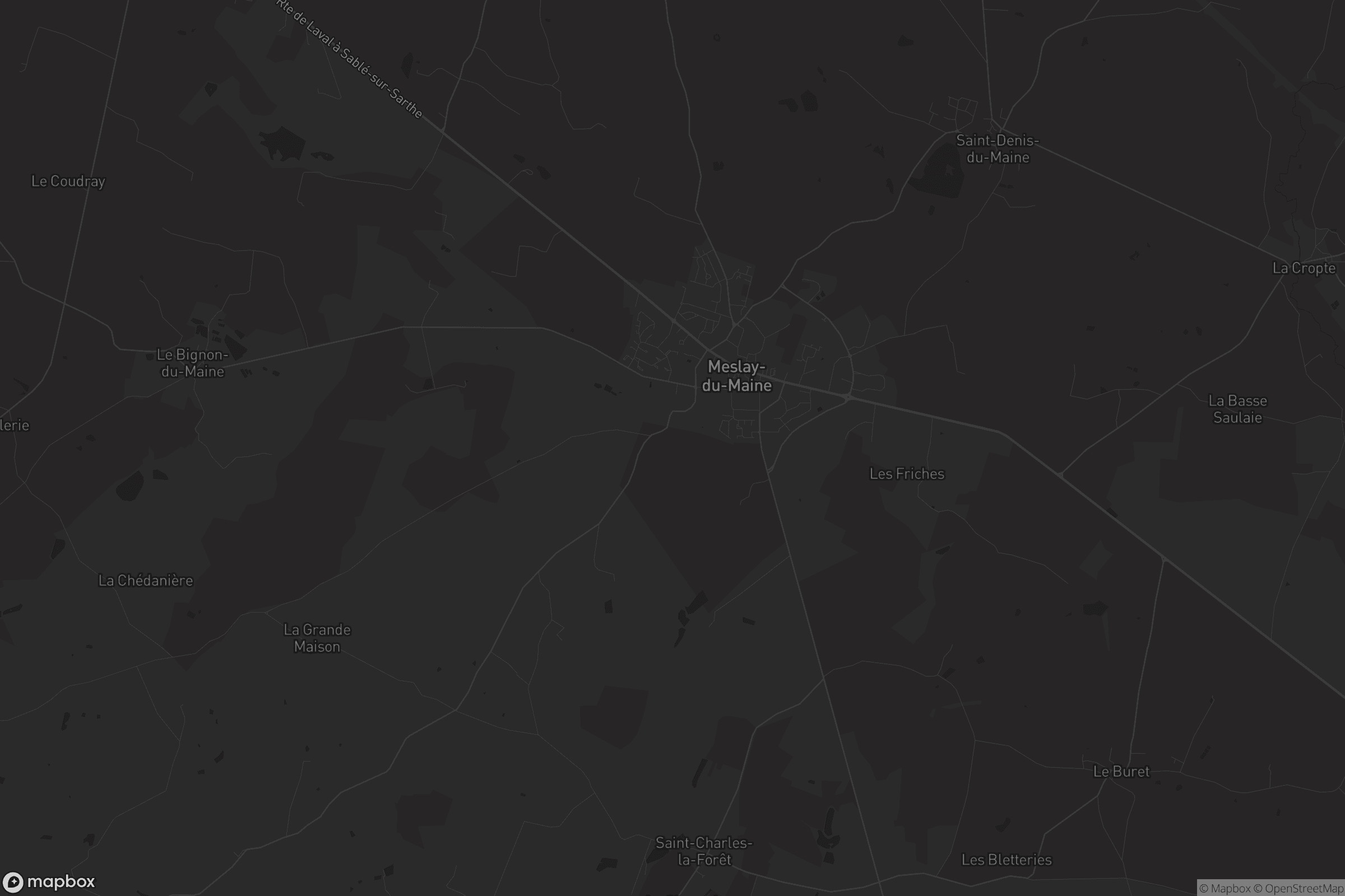 Carte de Meslay-du-Maine
