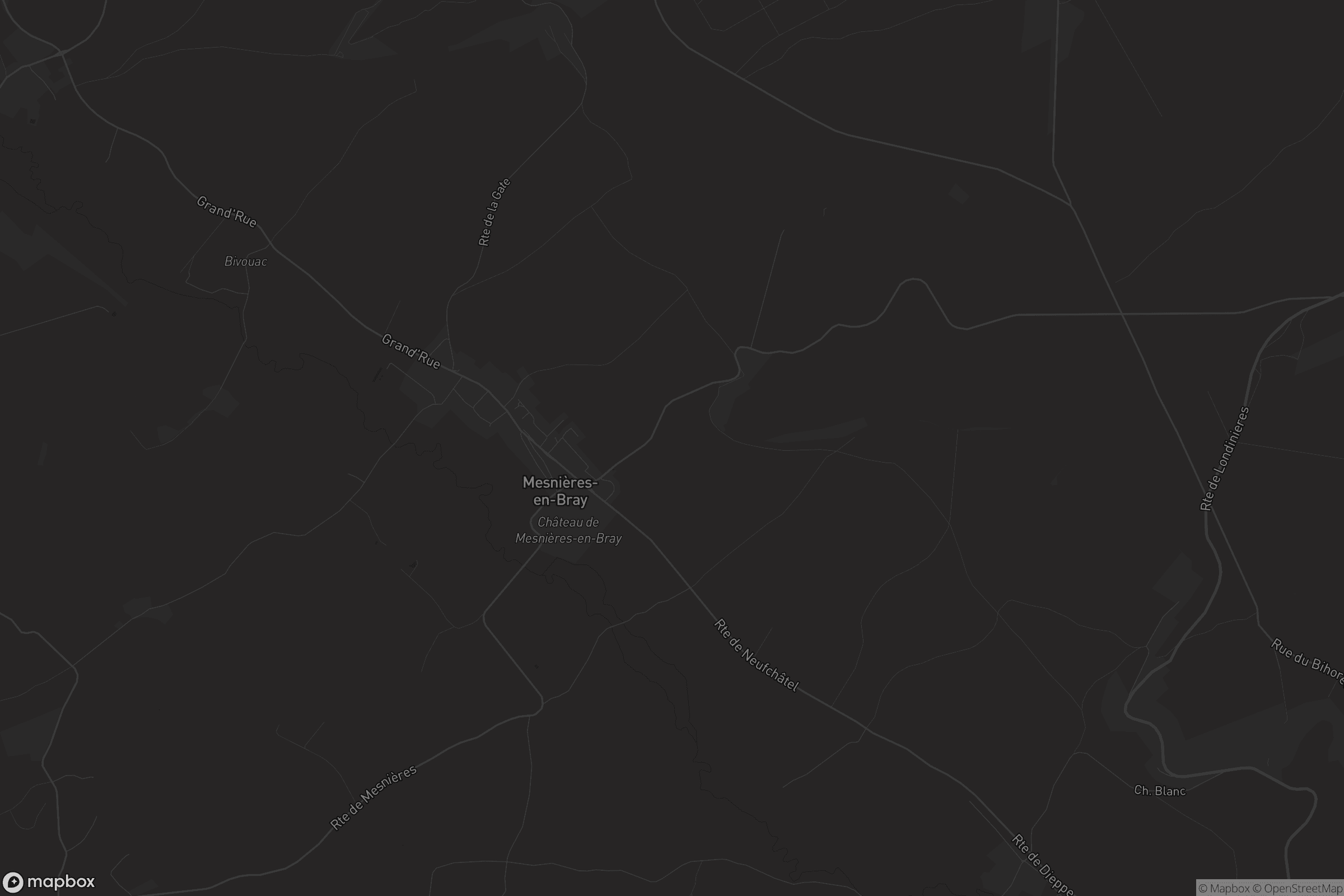 Carte de Mesnières-en-Bray