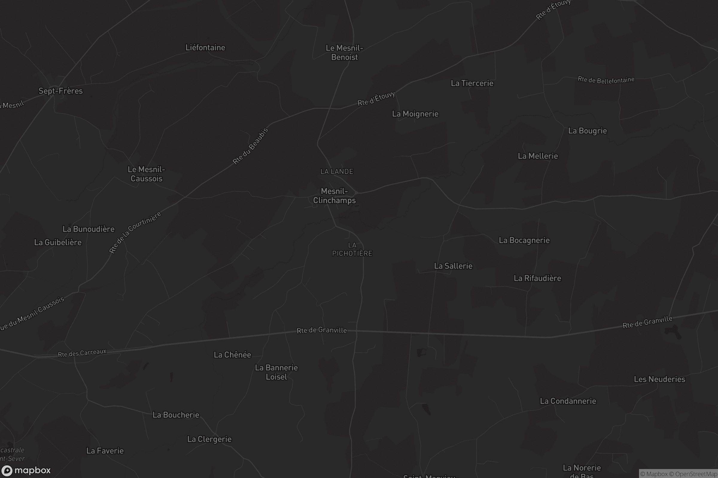 Carte de Mesnil-Clinchamps