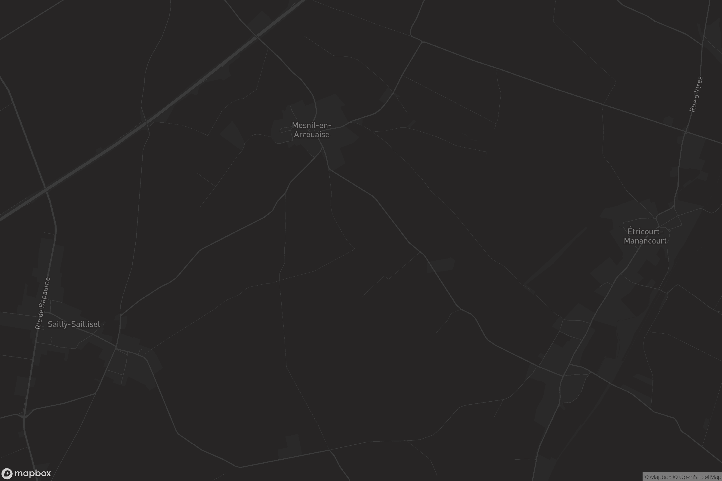 Carte de Mesnil-en-Arrouaise