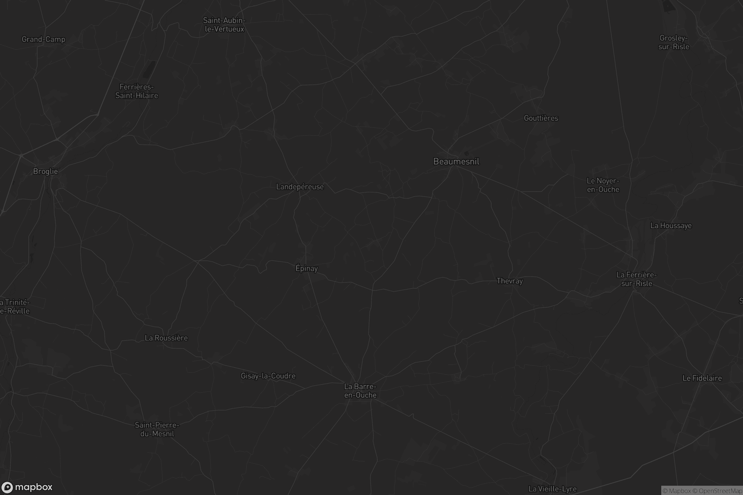 Carte de Mesnil-en-Ouche