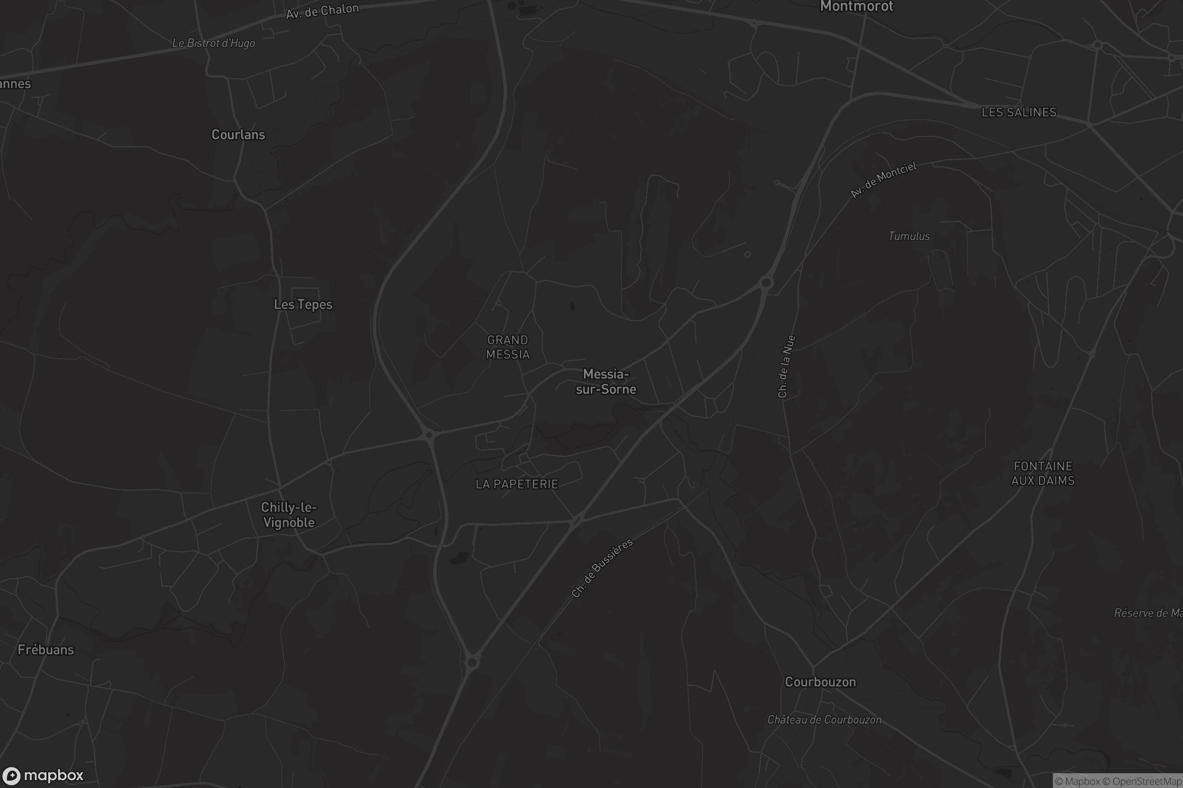 Carte de Messia-sur-Sorne